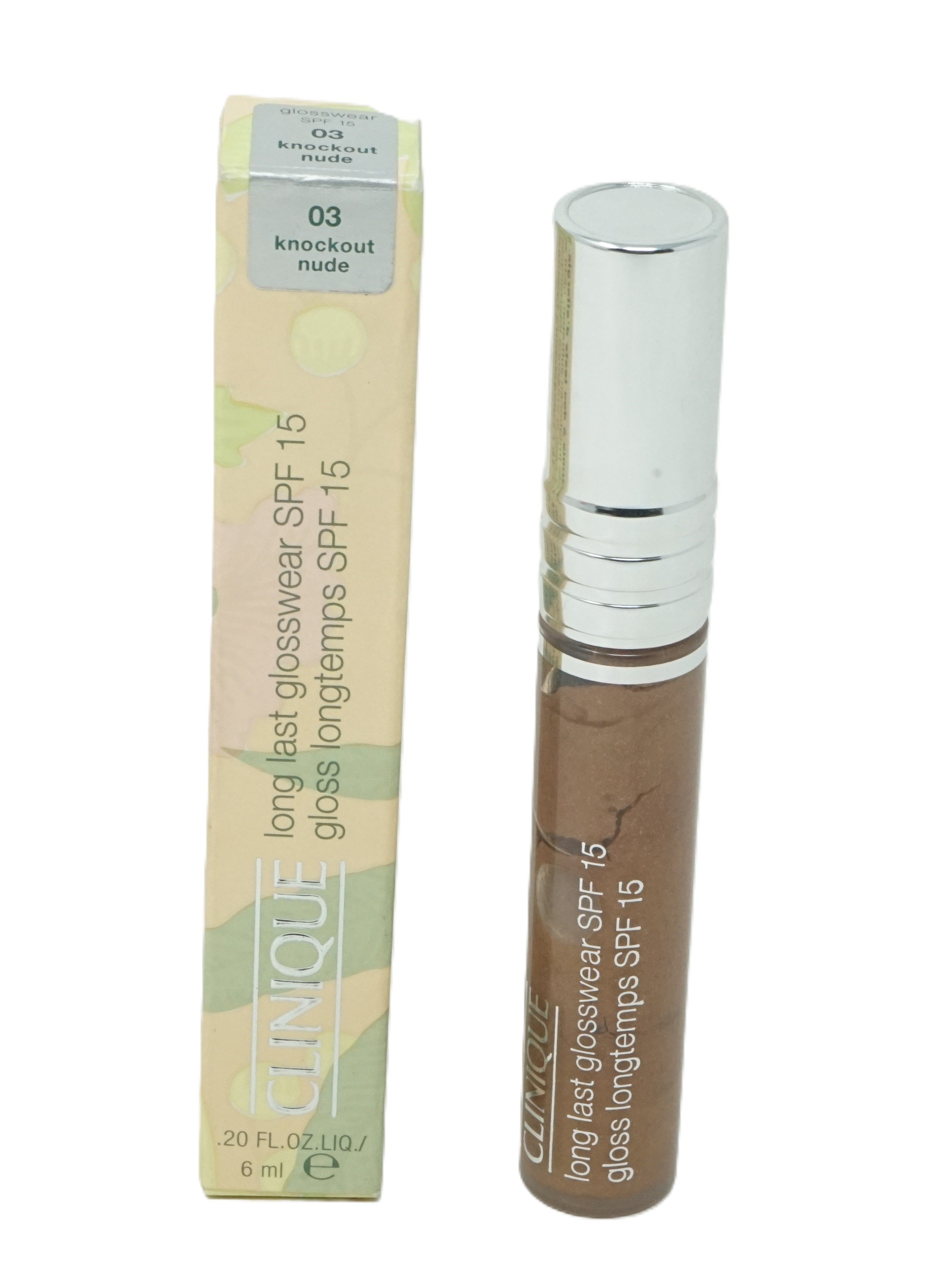 Clinique Long Last Glosswear Lipgloss 03 Knockout Nude 6ml