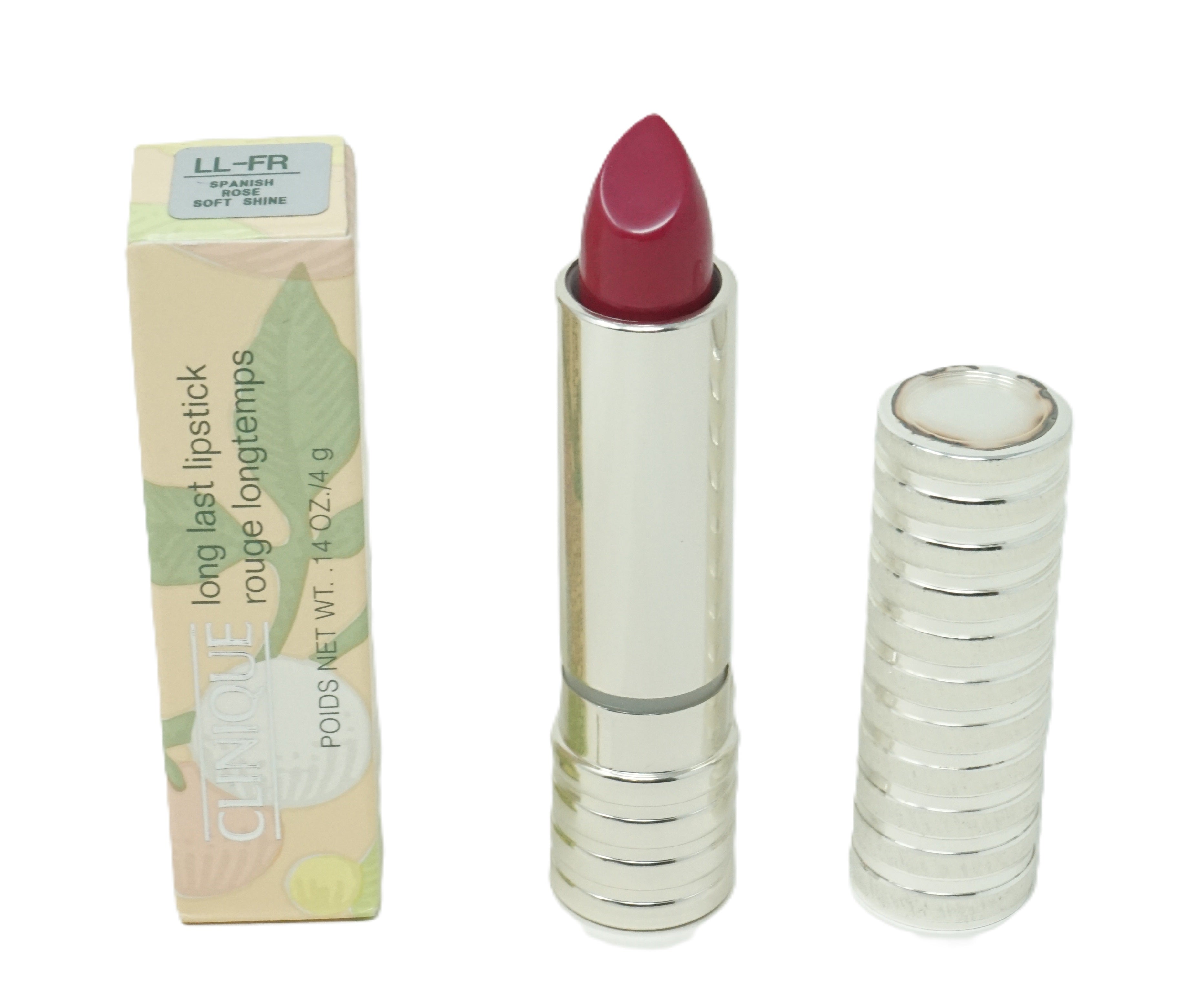Clinique Long Last Lippenstift LL FR Spanish Rose Soft Shine 4g