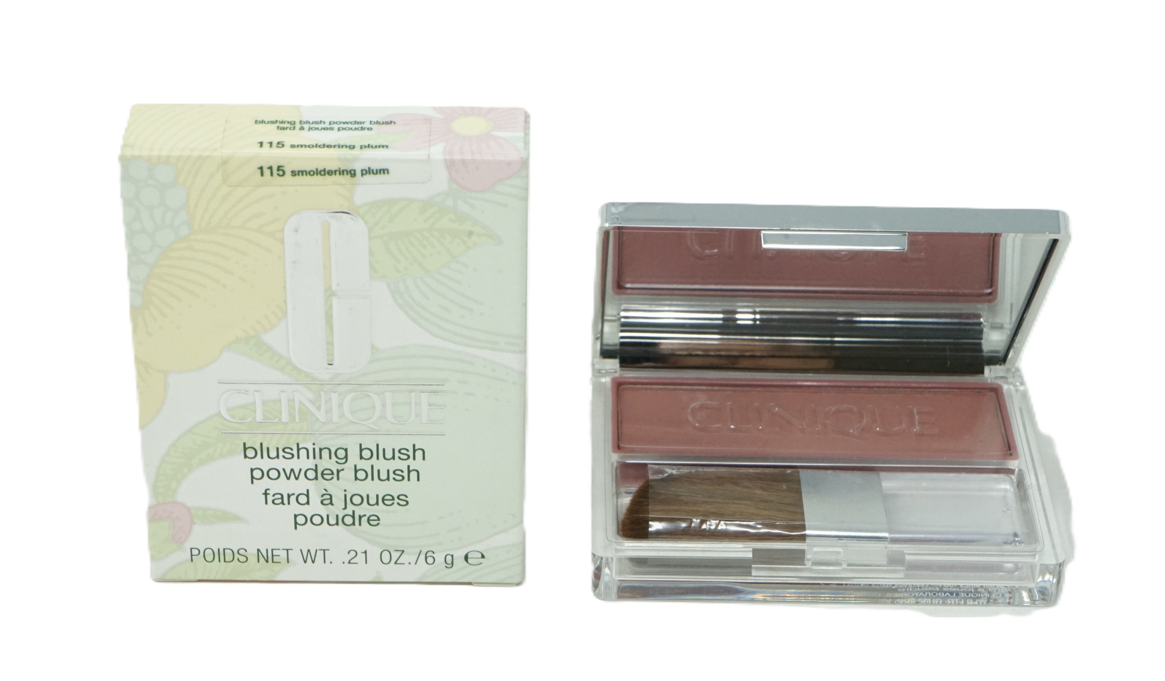 Clinique Blushing Blush Puder 115 Smoldering Plum 6g