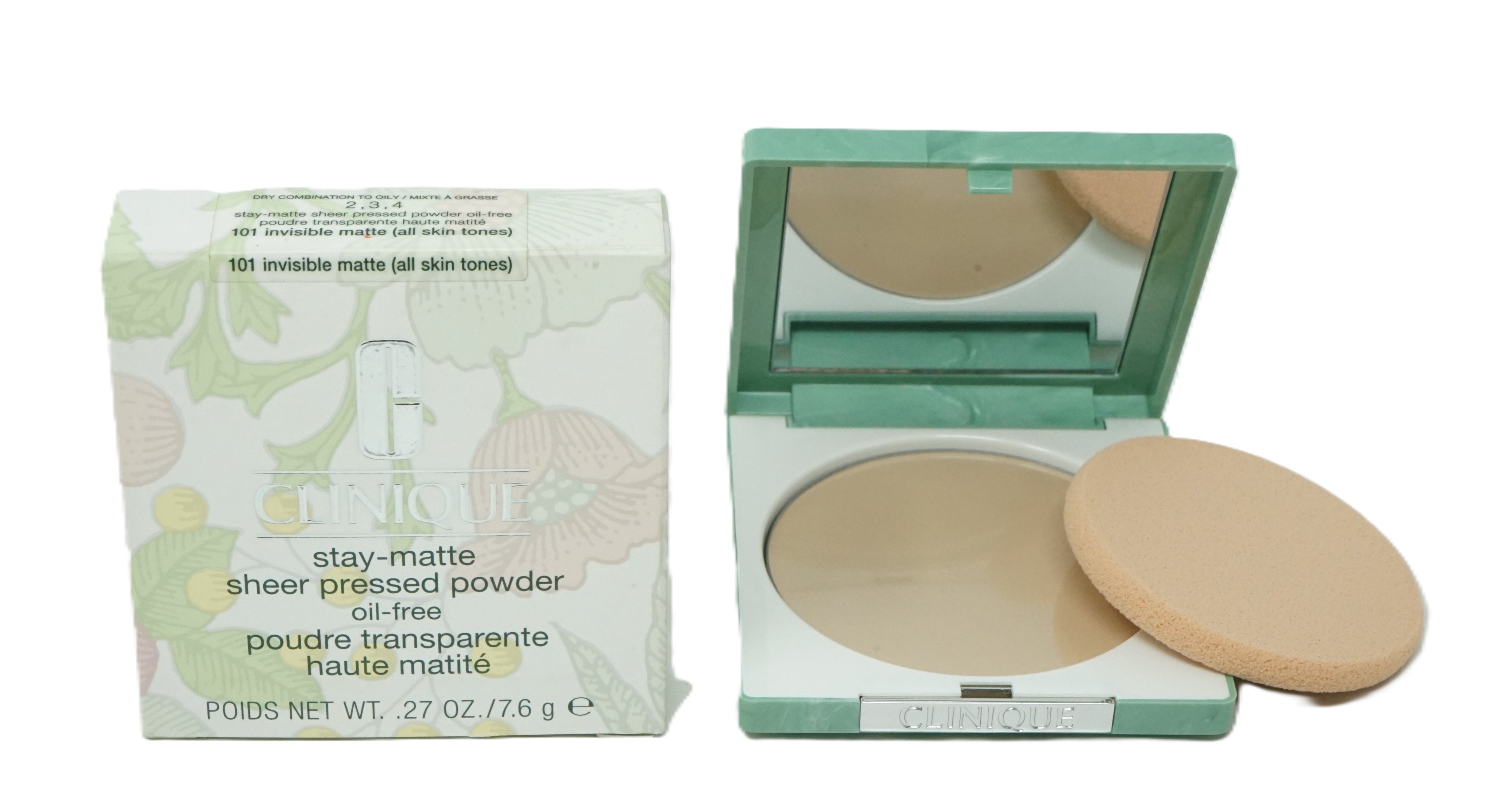 Clinique Stay-Matte Sheer  Makeup Puder 101 Invisible Matte 7,6g