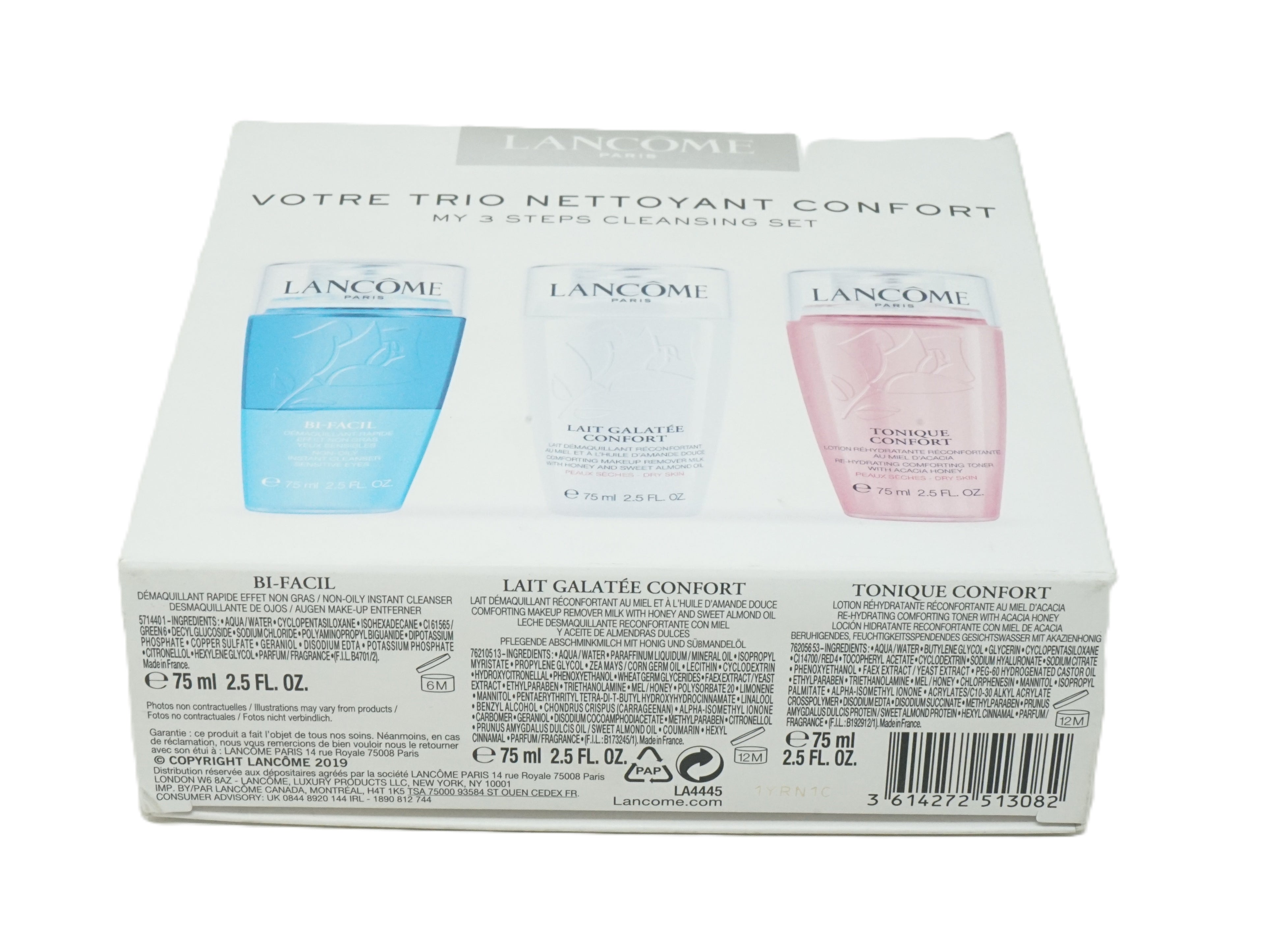 Lancome Tonique Douceur + Lati Calatee+Bi-Facil Set 75ml