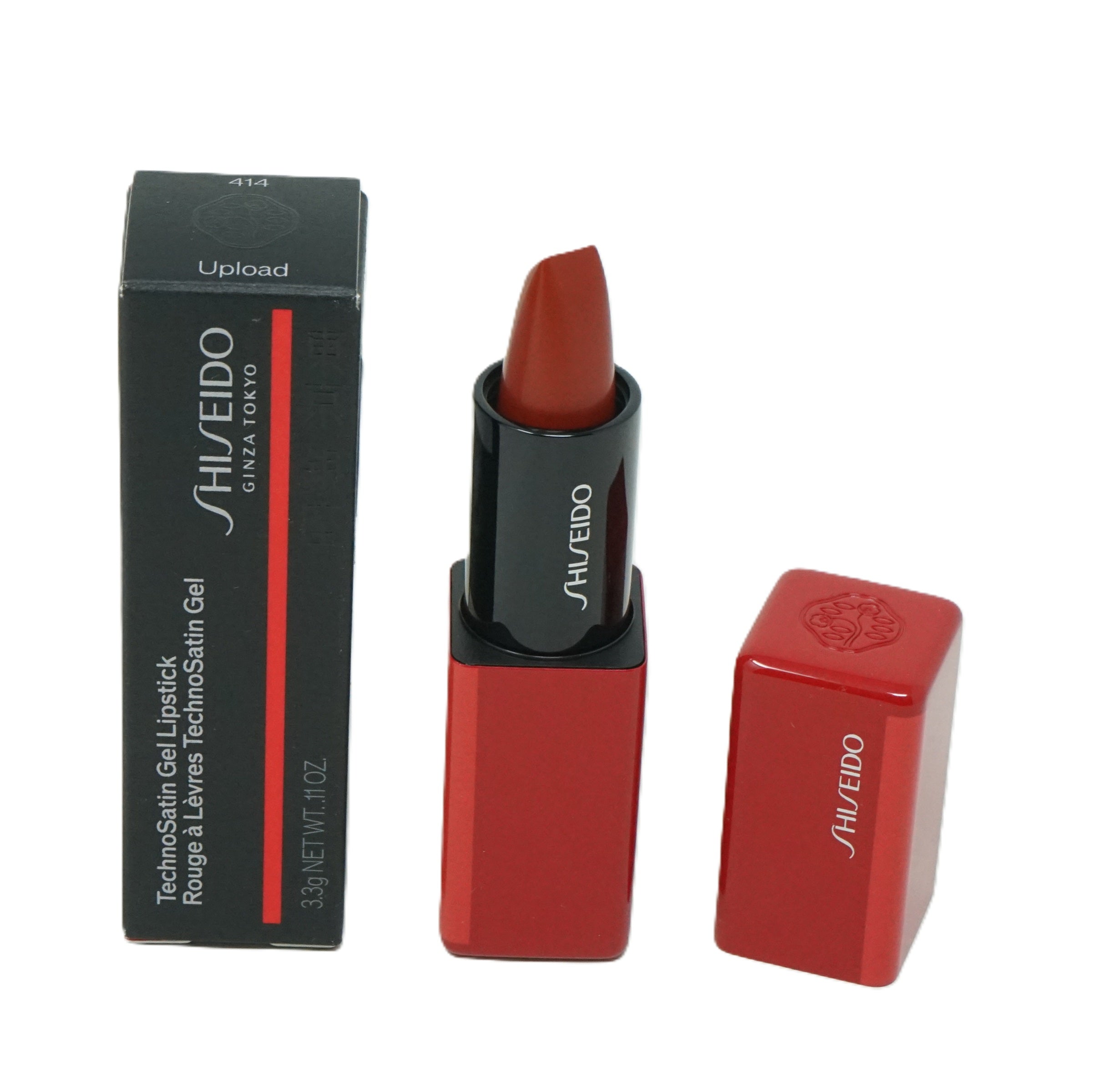 Shiseido TechnoSatin Gel Lipstick 414 Upload  3,3g