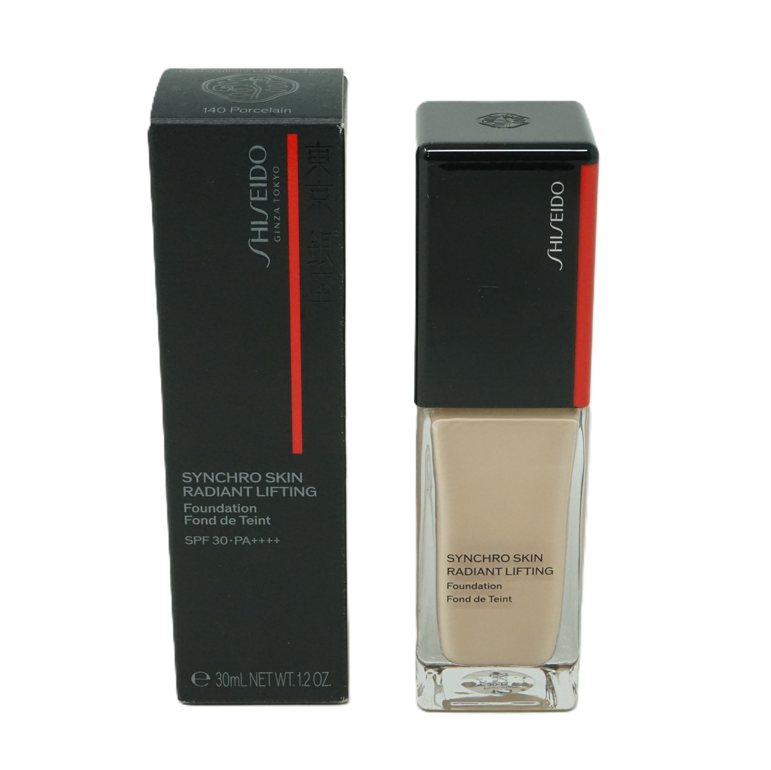 Shiseido Synchro Skin Radiant Lifting Foundation 140 Porcelain 30ml