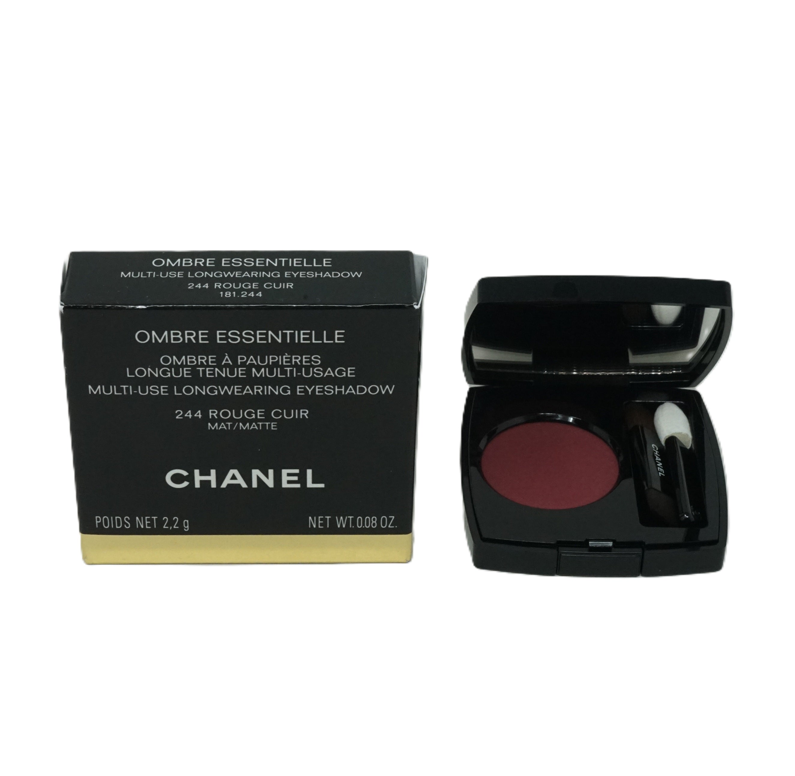 Chanel Ombre Essentielle Lidschatten Eyeshadow 244 Rouge Cuir  2,2g