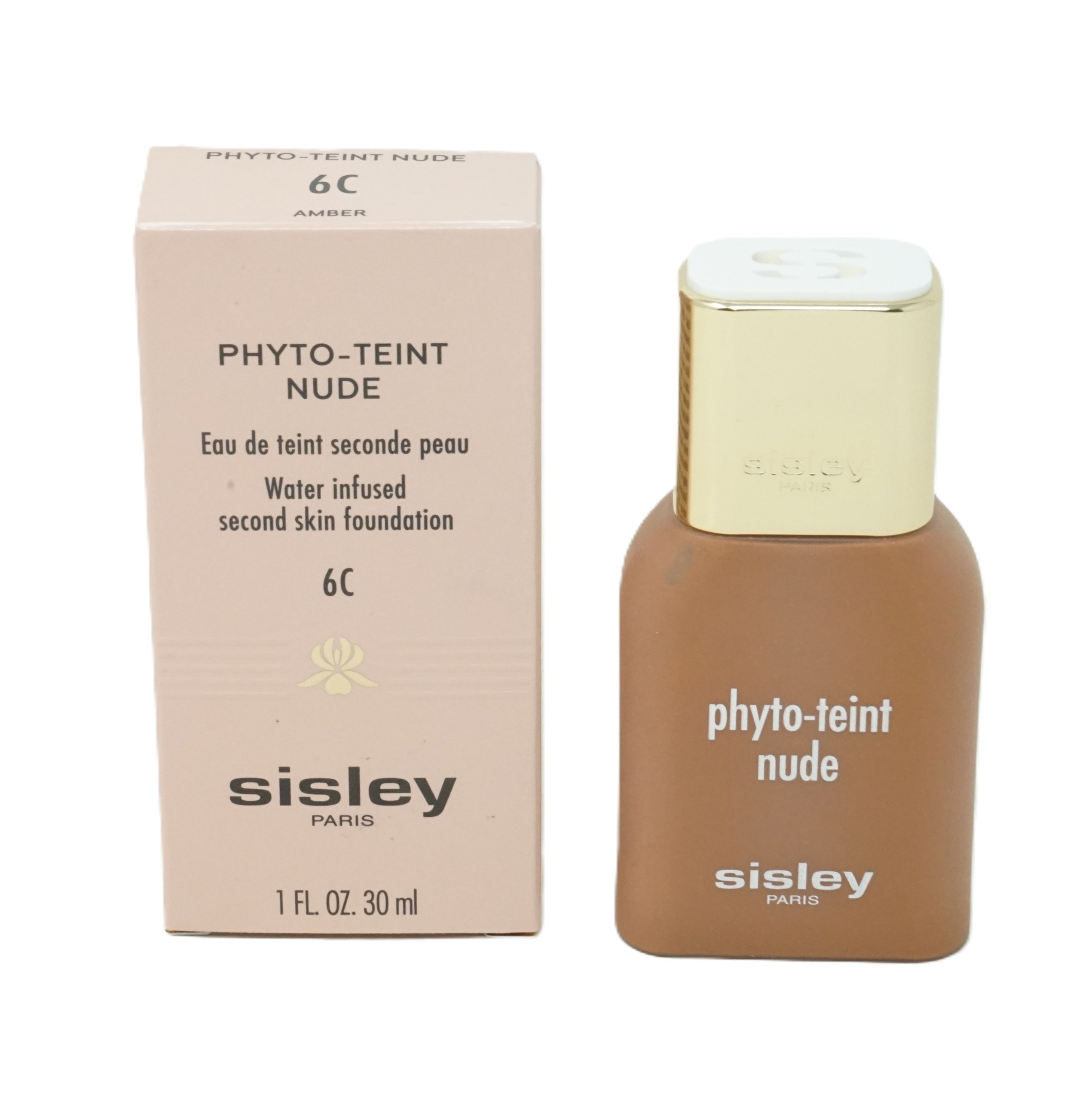 Sisley Phyto Teint Nude eau de Teint Foundation 30ml 6C Amber