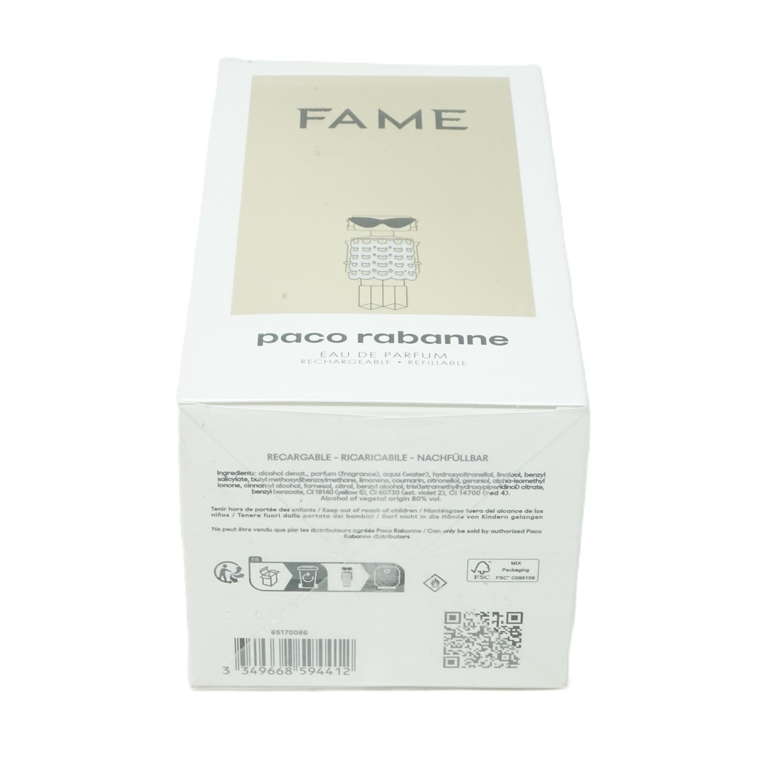 Paco Rabanne Fame Eau de Parfum Refillable 80 ml