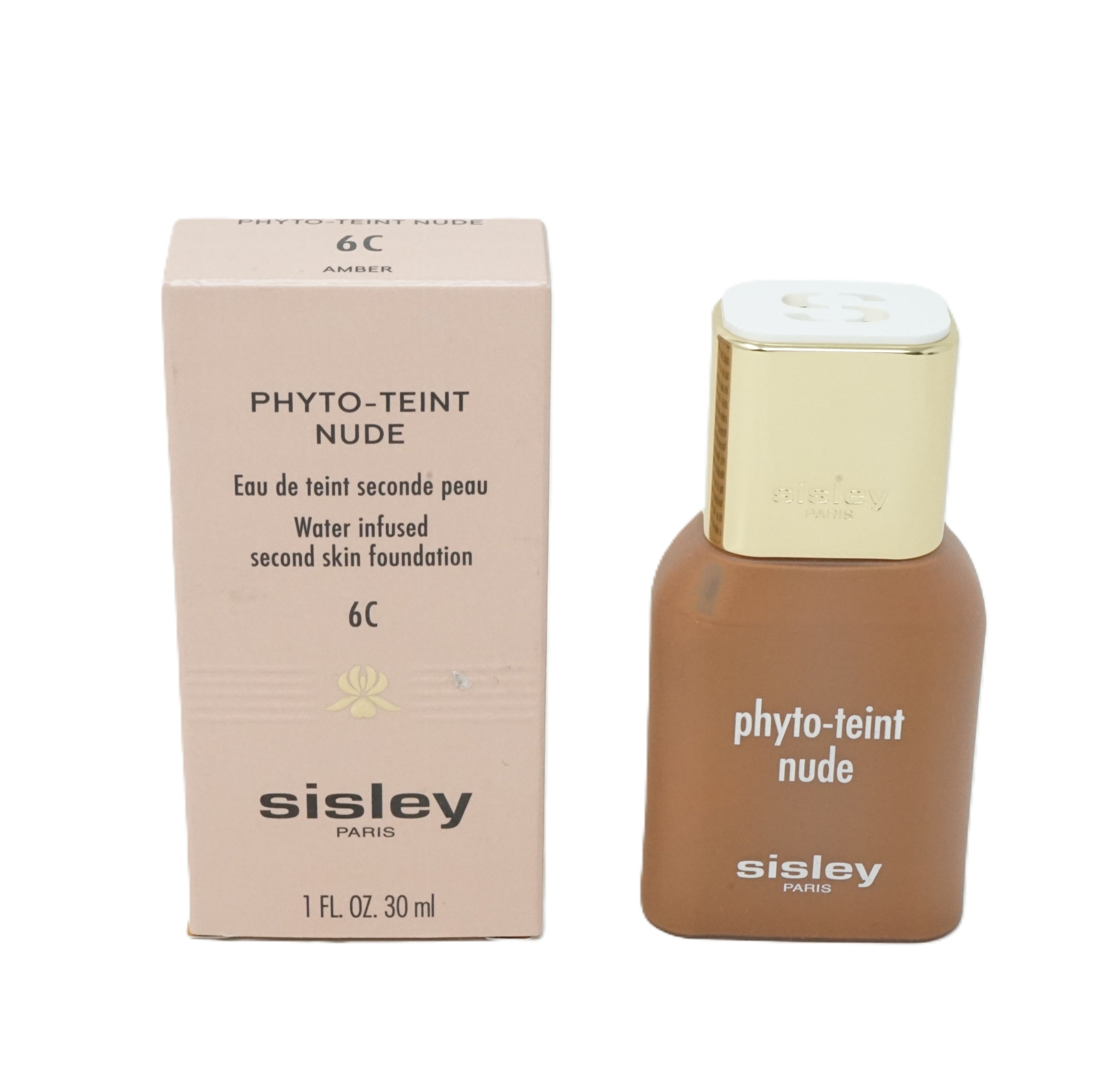 Sisley Phyto Teint Nude eau de Teint Foundation 30ml 6C Amber