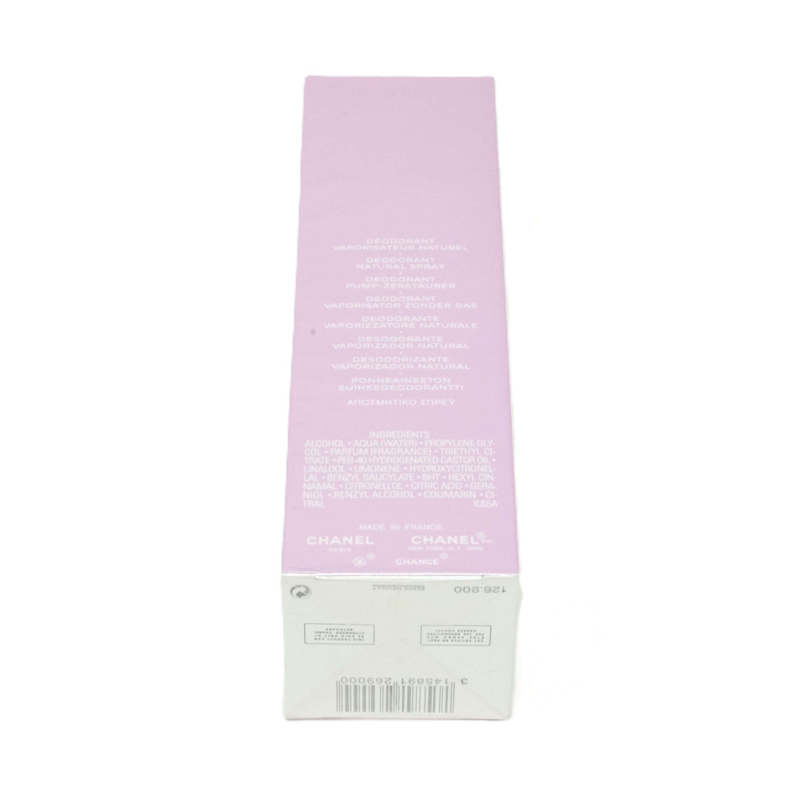 Chanel Chance Deodorant Spray 100ml