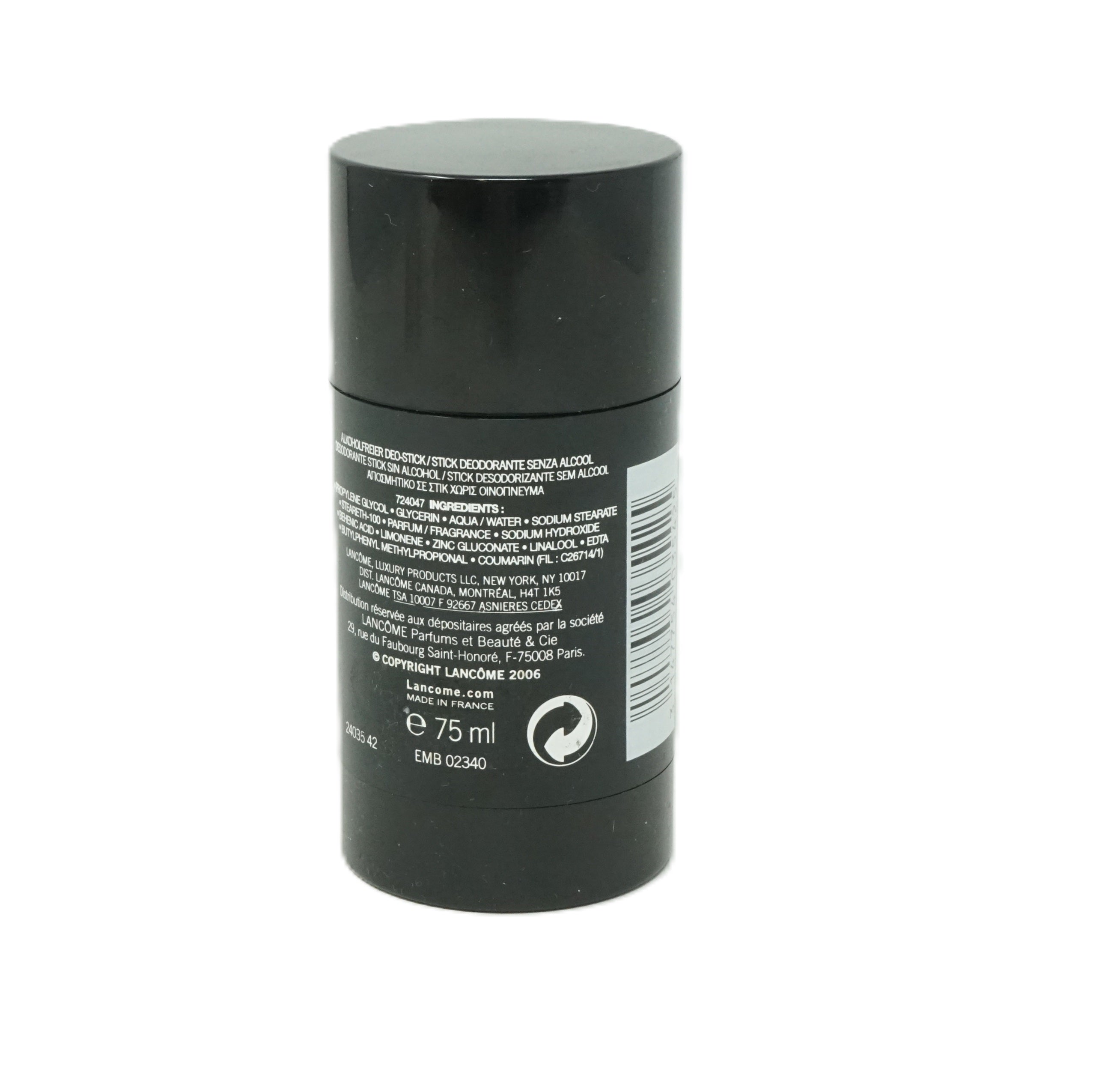 Lancome hypnose Homme Deodorant Stick 75g