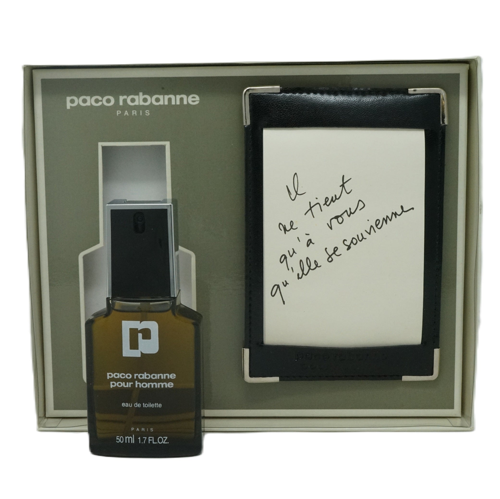 Paco Rabanne Pour Homme Eau de Toilette Spray 50 ml + Memo Holder
