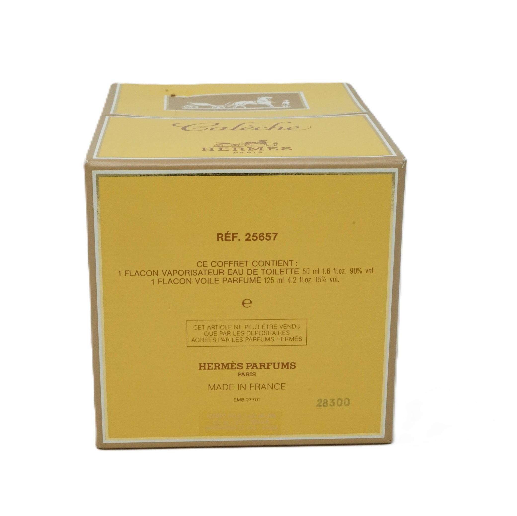 Hermes Caleche Eau de Toilette Flacon 50ml + Parfum Voilé 125ml