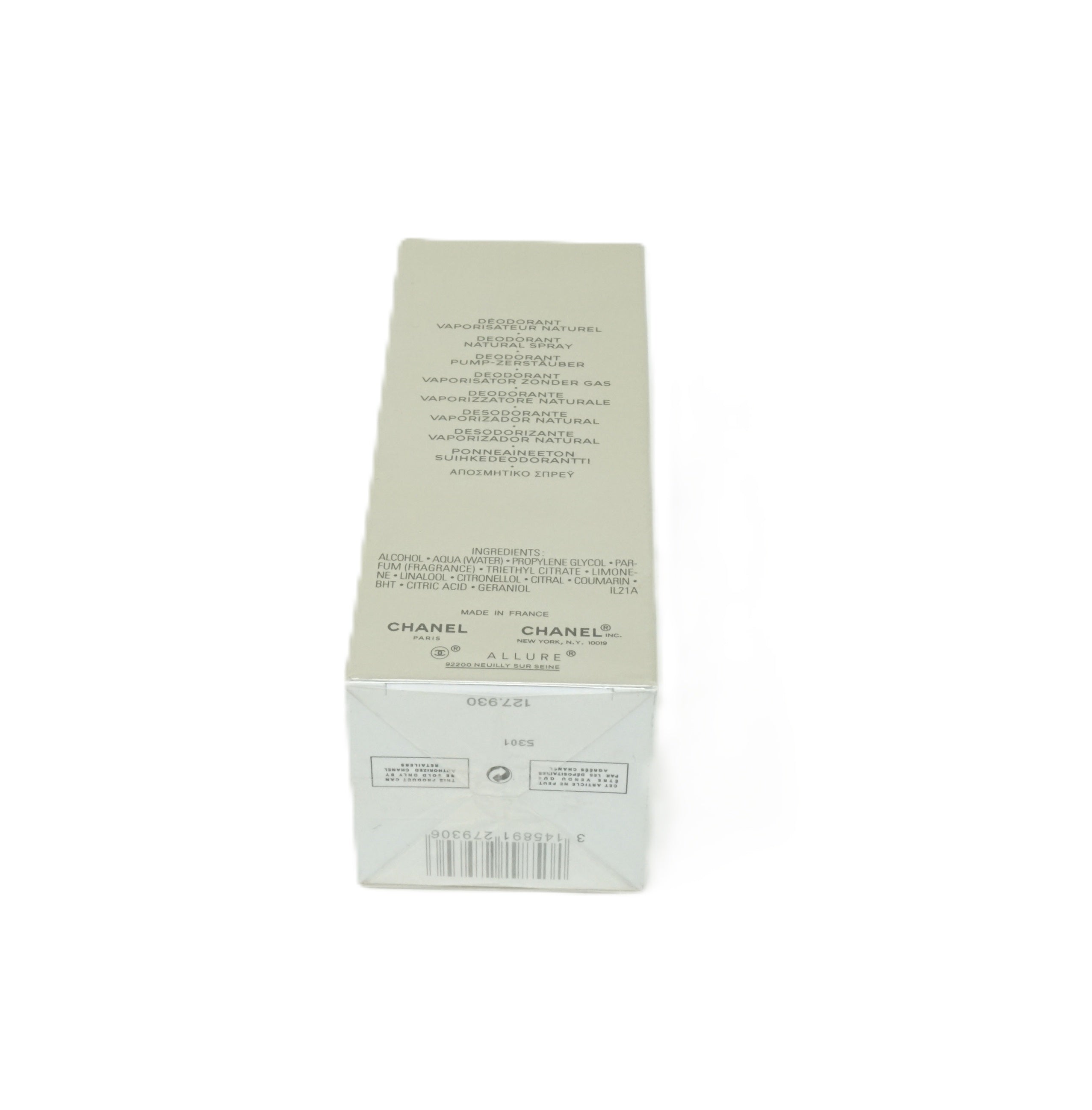 Chanel Allure Homme Èdition Blanche Deodorant Spray 100ml