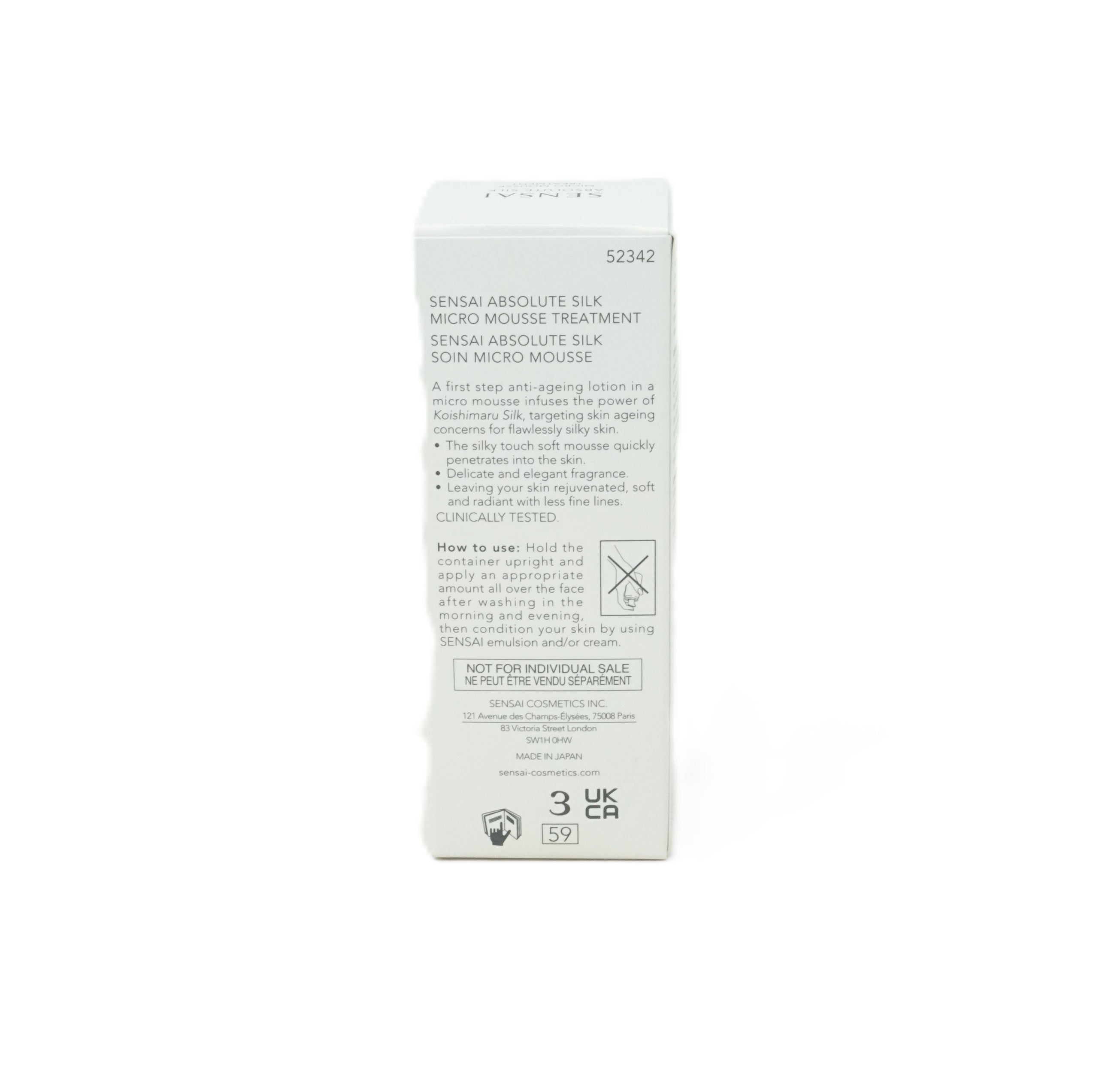 Sensai Absolute Silk Micro Mousse Treatment Anti-Ageing Lotion 30ml