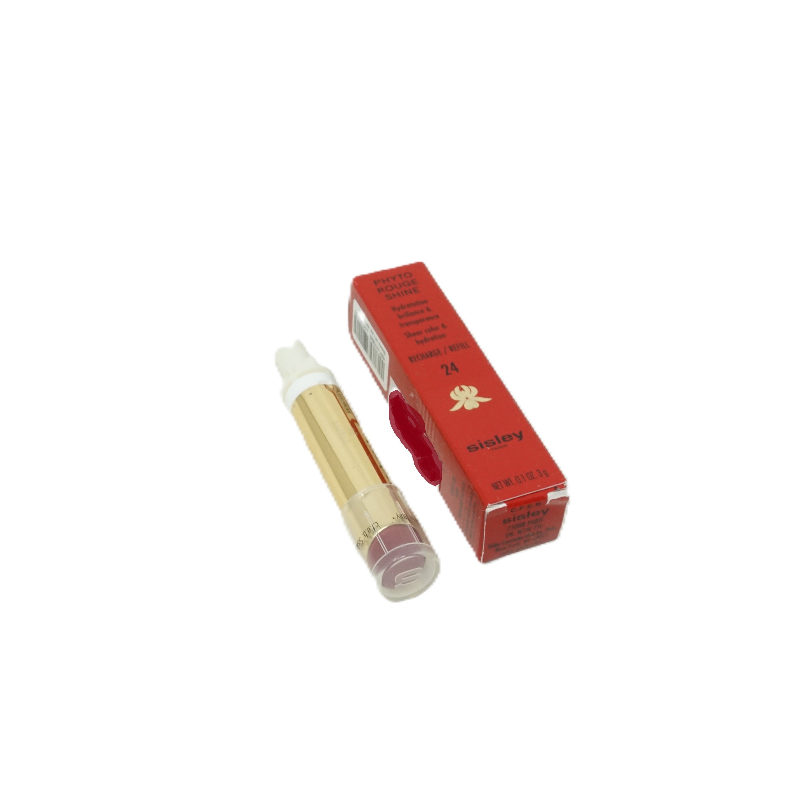 Sisley Phyto Rouge Shine Lipstick 24 Sheer Peony Refill