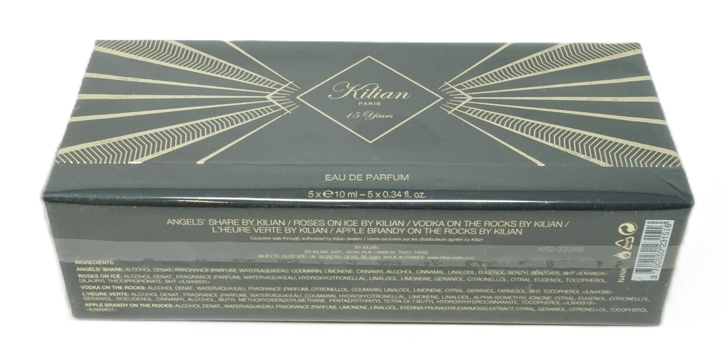 Kilian 15 Years Eau de Parfum 5x10 ml Angel, Roses, Vodka, L`Heuer, Apple