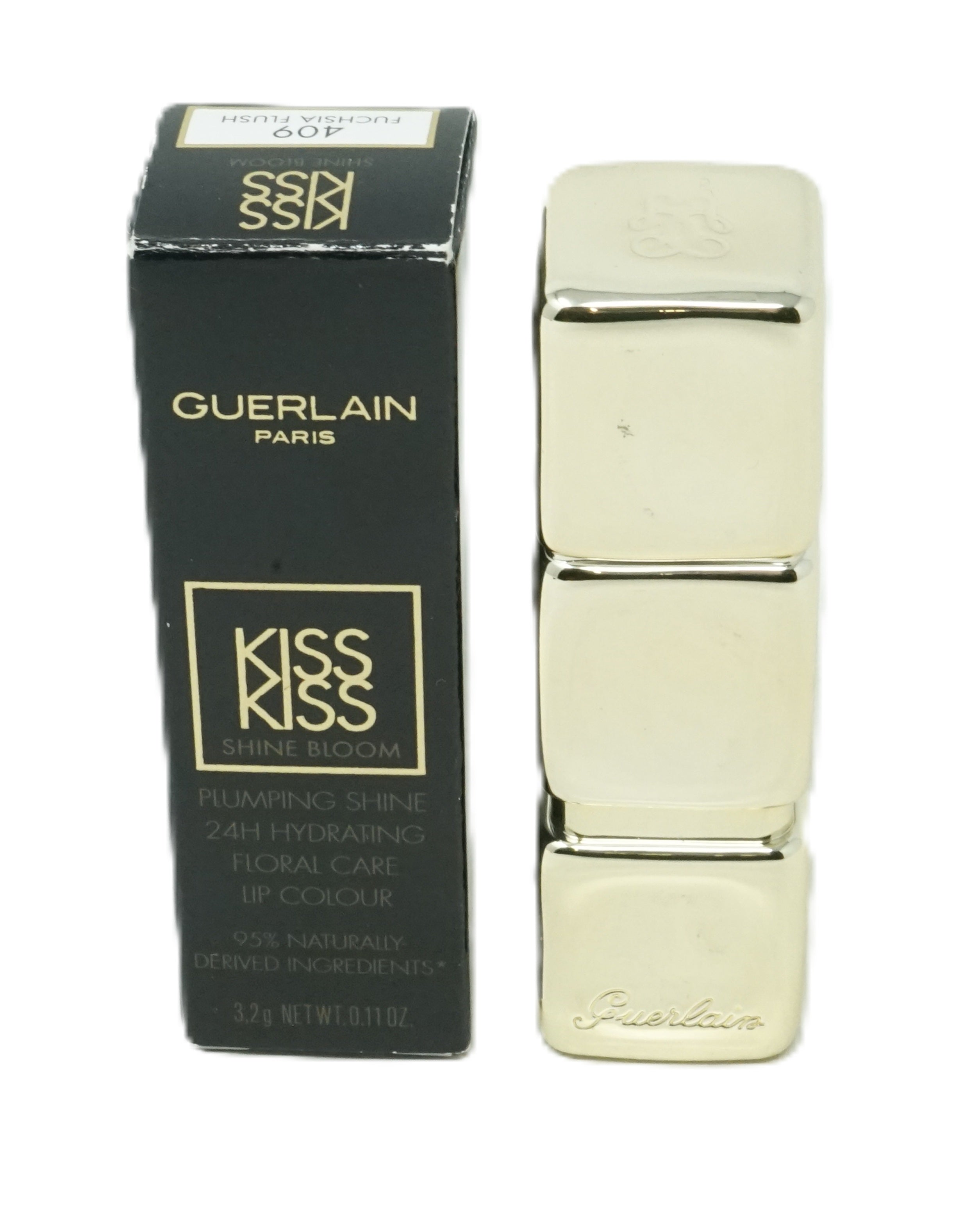 Guerlain Kiss Kiss Shine Bloom Lippenstift 409 Fuchsia Flush 3,2g