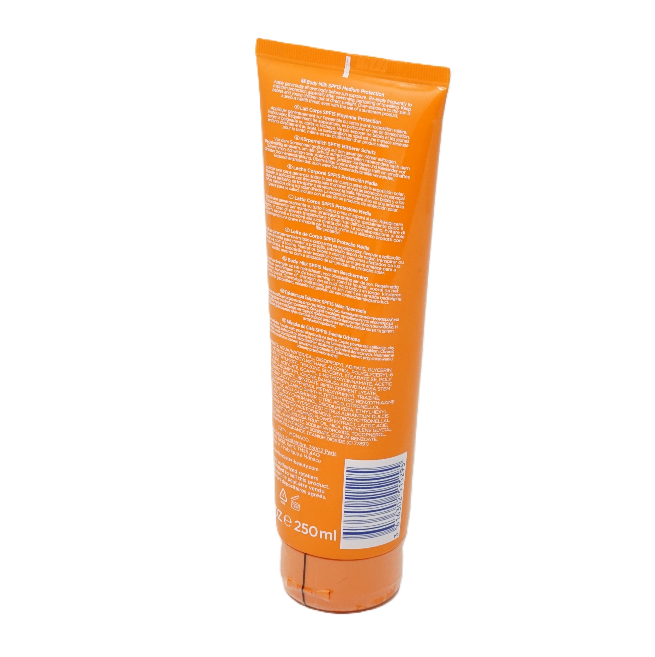 Lancaster  Sun Beaut Sublime Tan Soft Sonnenmilch SPF15 Body Milk 250 ml