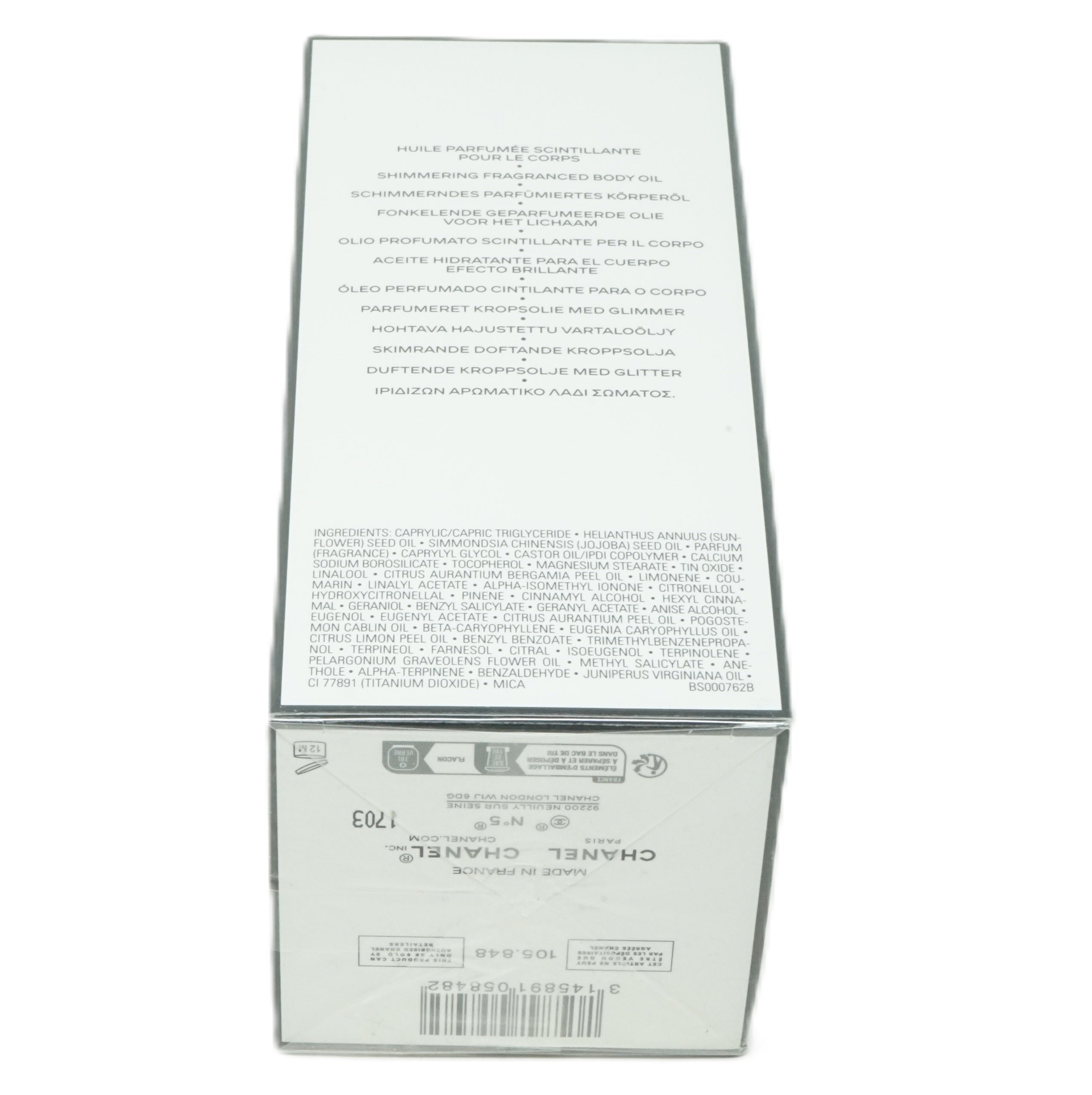 Chanel No 5 The White Gold Body Oil 250 ml