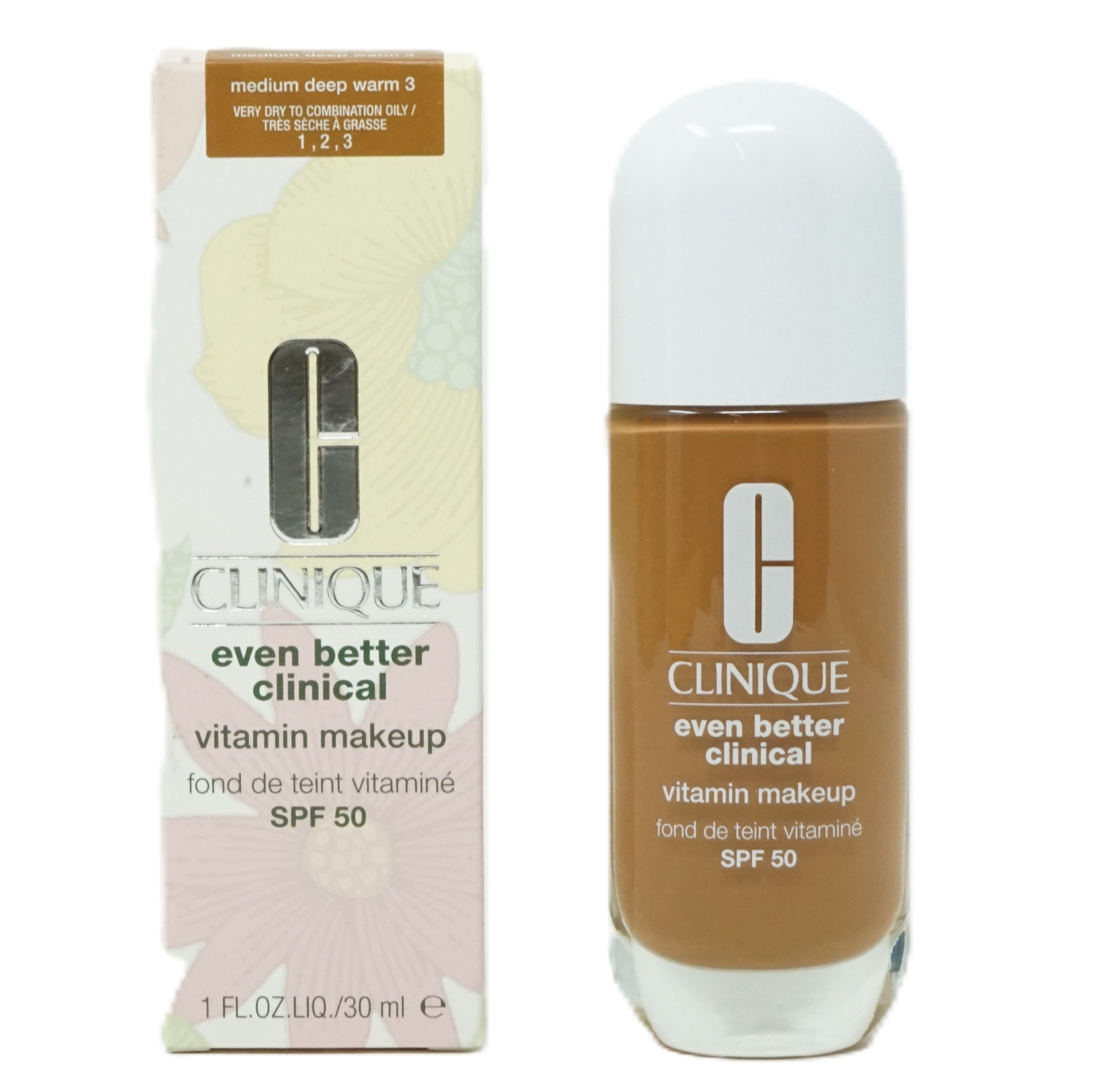 Clinique even better clinial Light Deep Warm 3 Vitamin Makeup SPF50  30ml