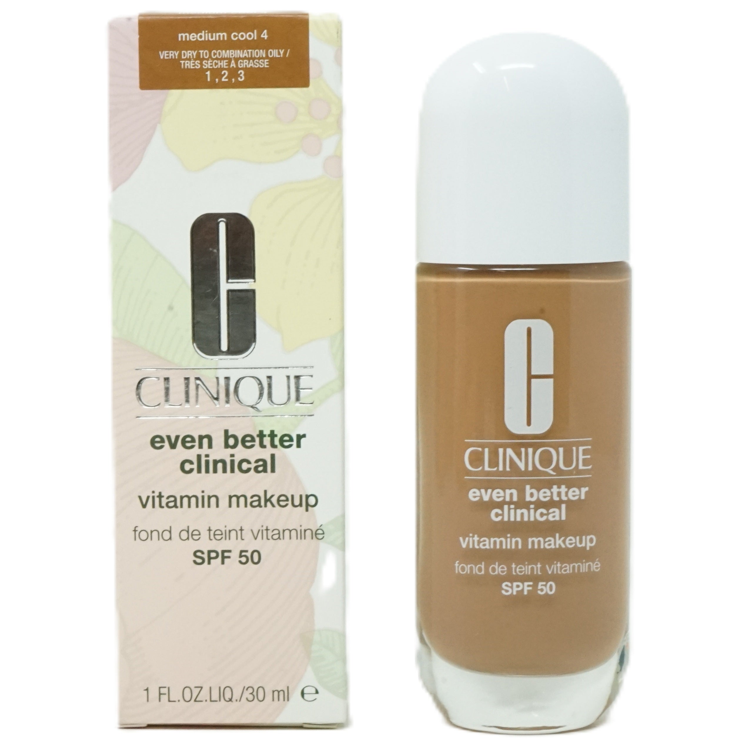 Clinique even better clinial Medium Cool 4 Vitamin Makeup SPF50  30ml