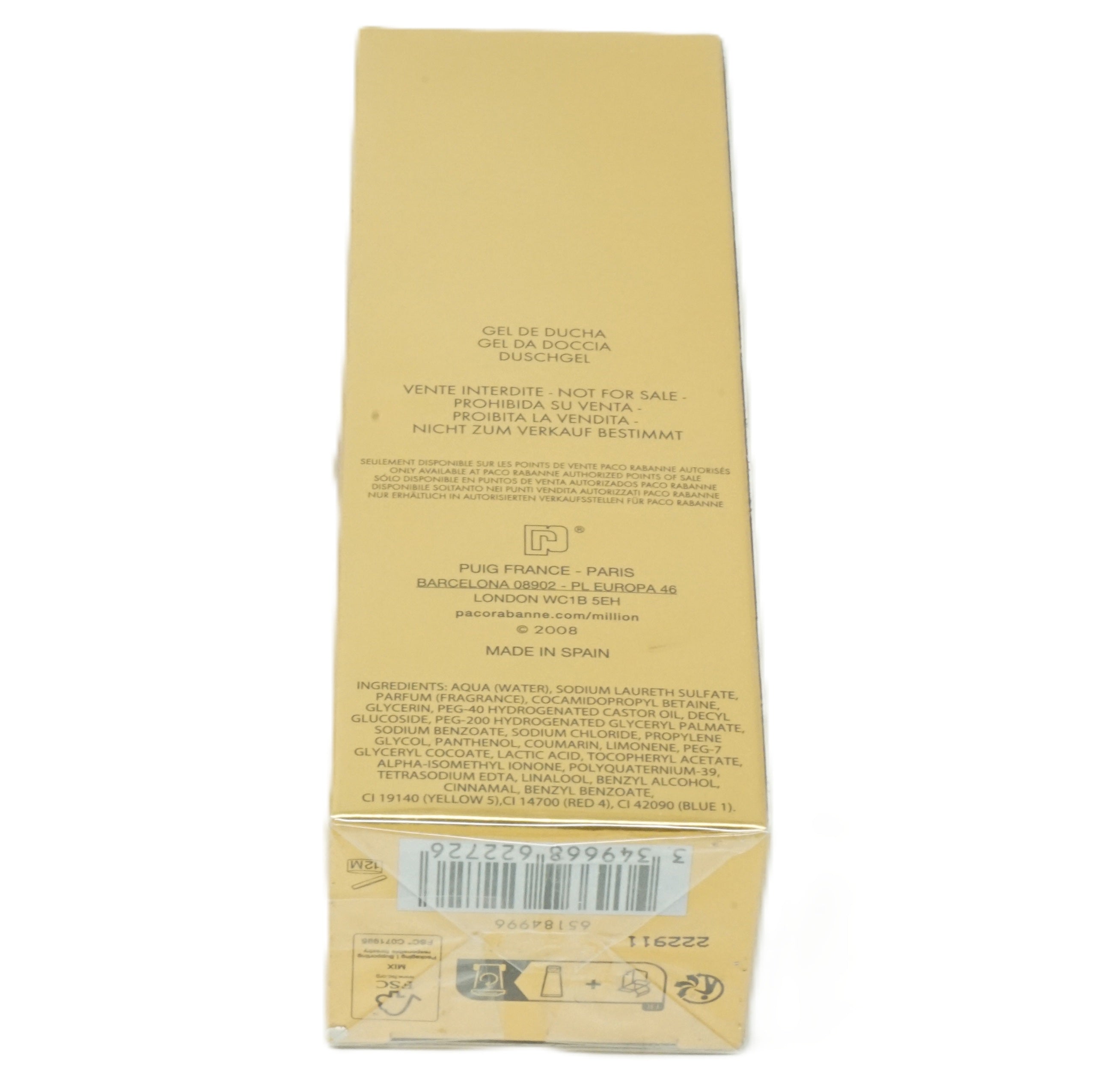 Paco Rabanne 1 Million Shower Gel 100ml