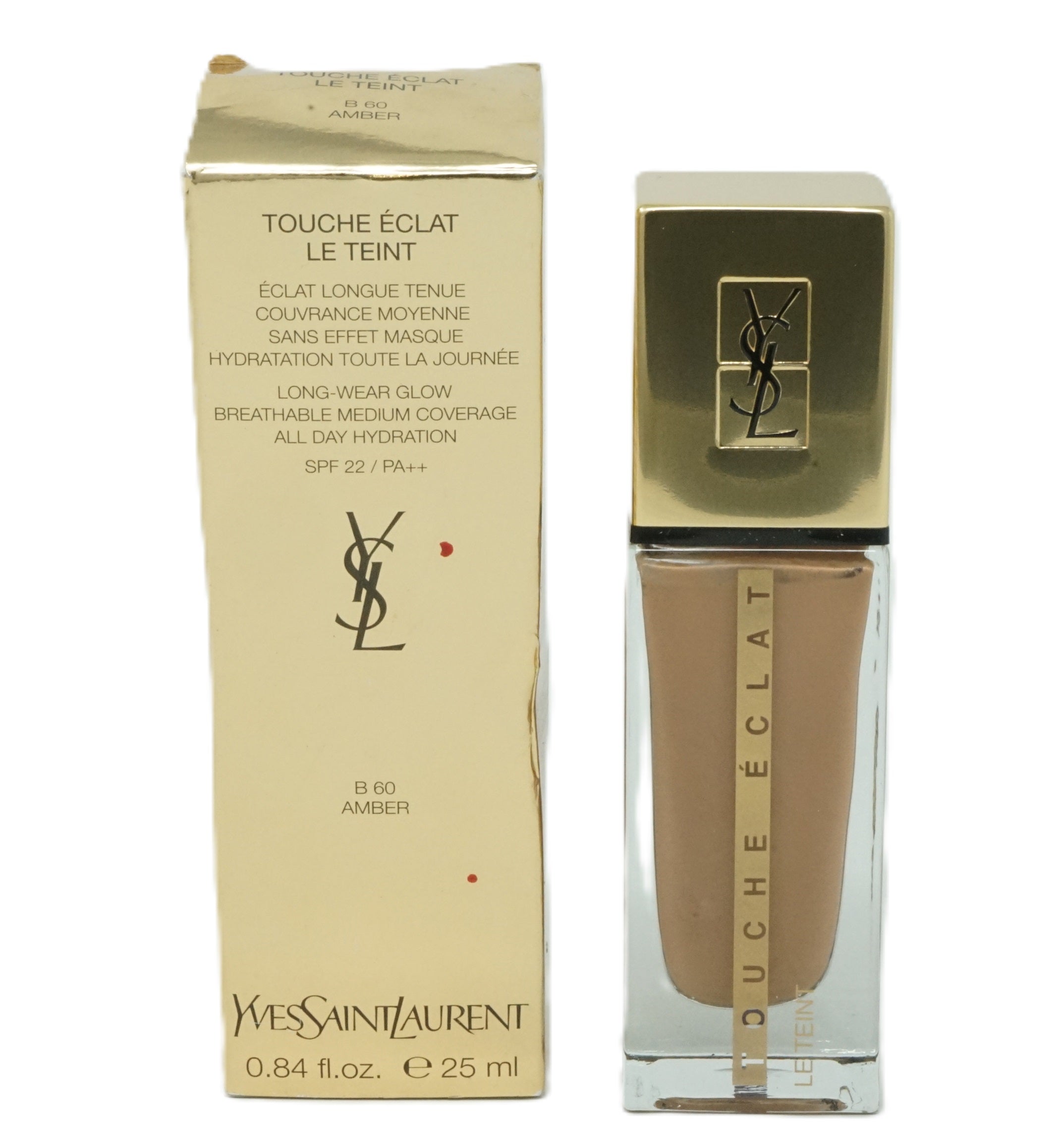 Yves Saint Laurent Touche Eclat Le Teint Foundation B60 Amber 25ml