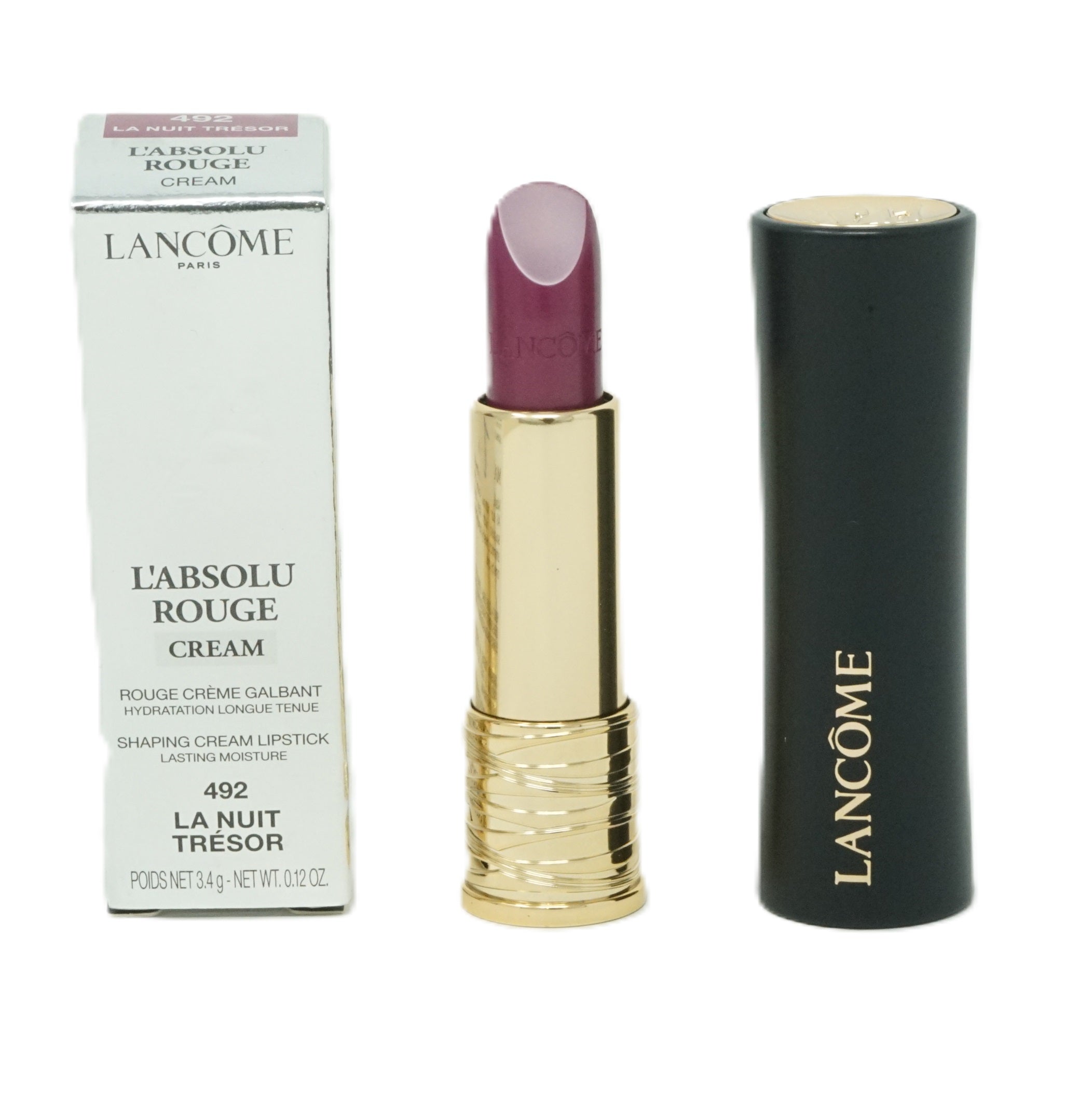 Lancome Absolu Rouge Cream Lippenstift 3,4g La Nuit Tresor 492