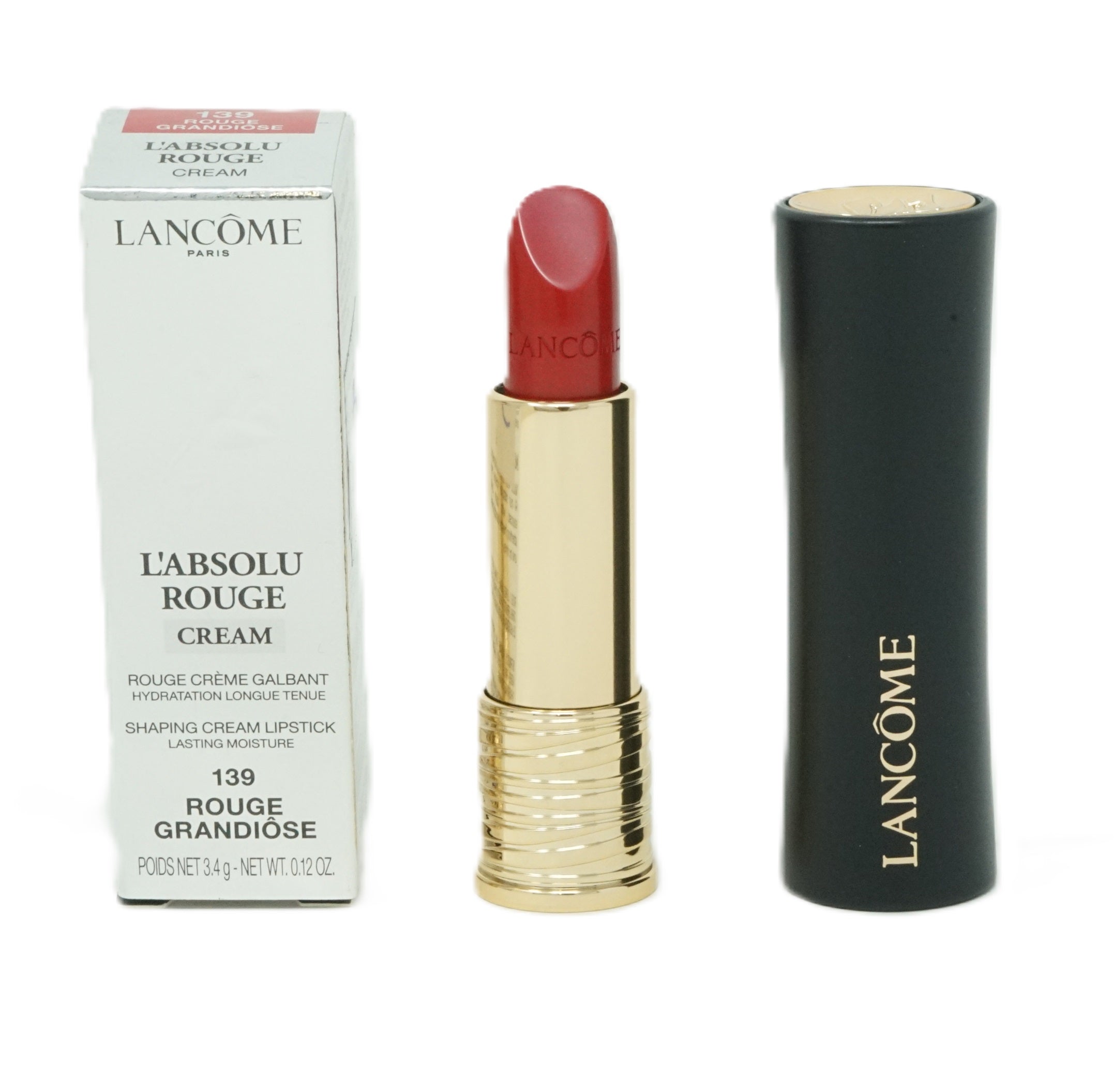 Lancome Absolu Rouge Cream Lippenstift 3,4g Rouge Grandiose 139