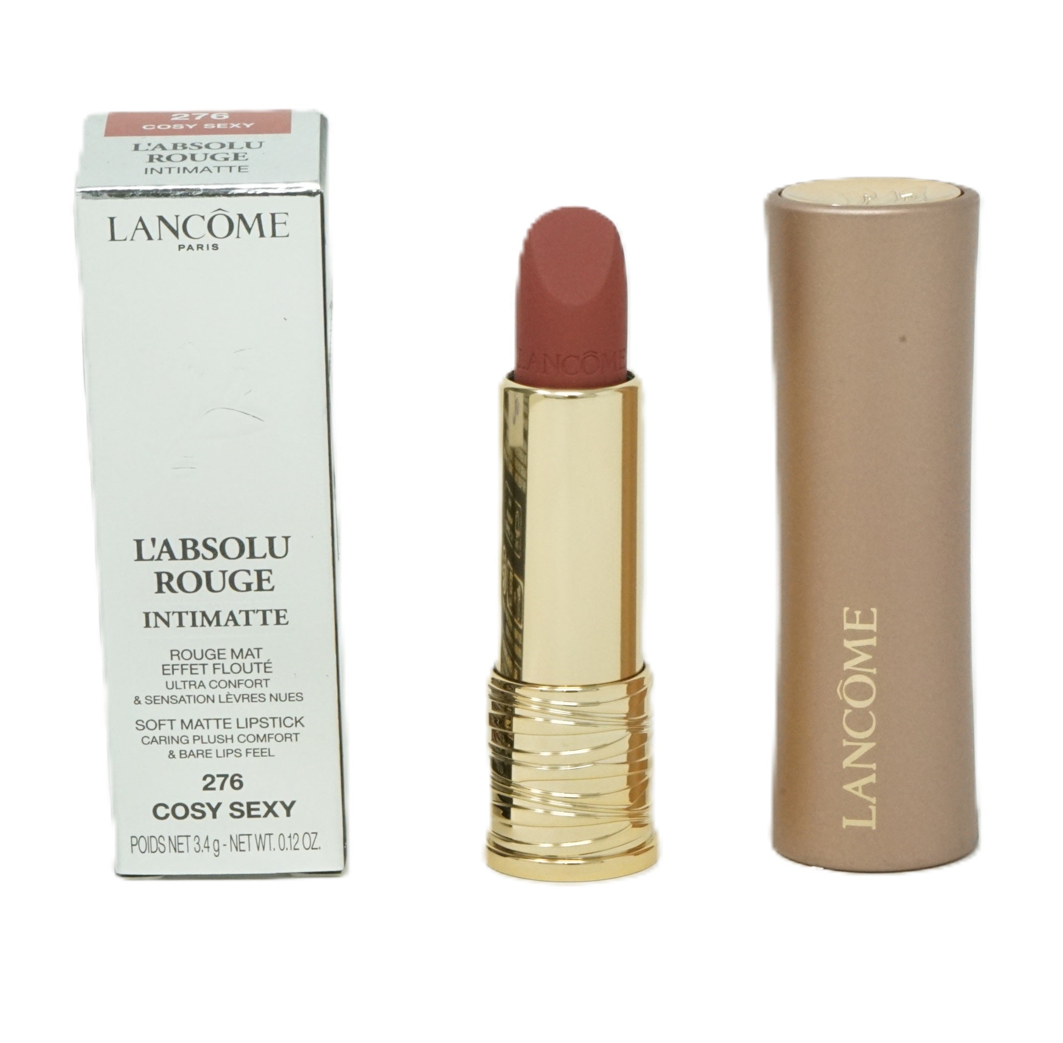 Lancome L'Absolu Rouge Intimatte Rouge Soft Matt Lippenstift 3,4g Cosy Sexy 276