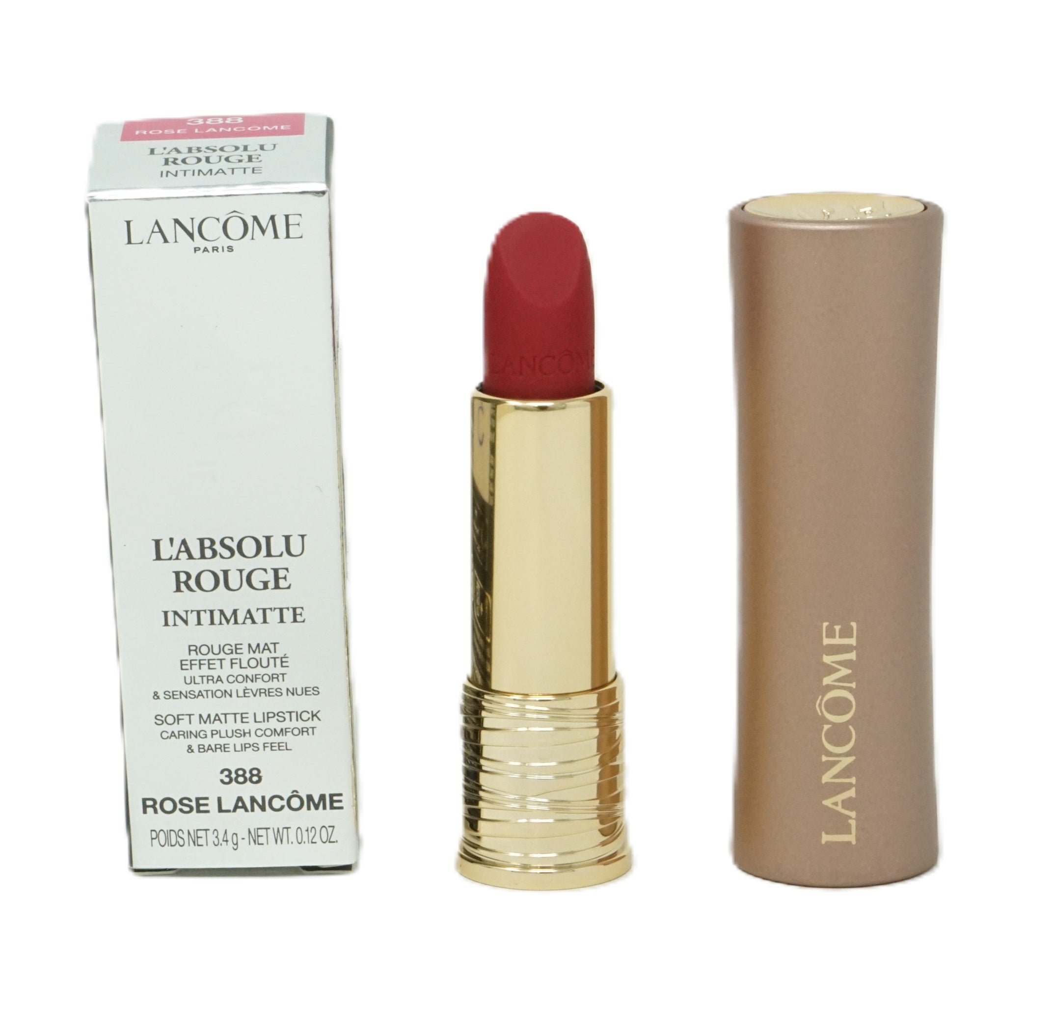 Lancome Absolu Rouge Intimatte Soft Matte Lippenstift 3,4g Rose Lancome 388