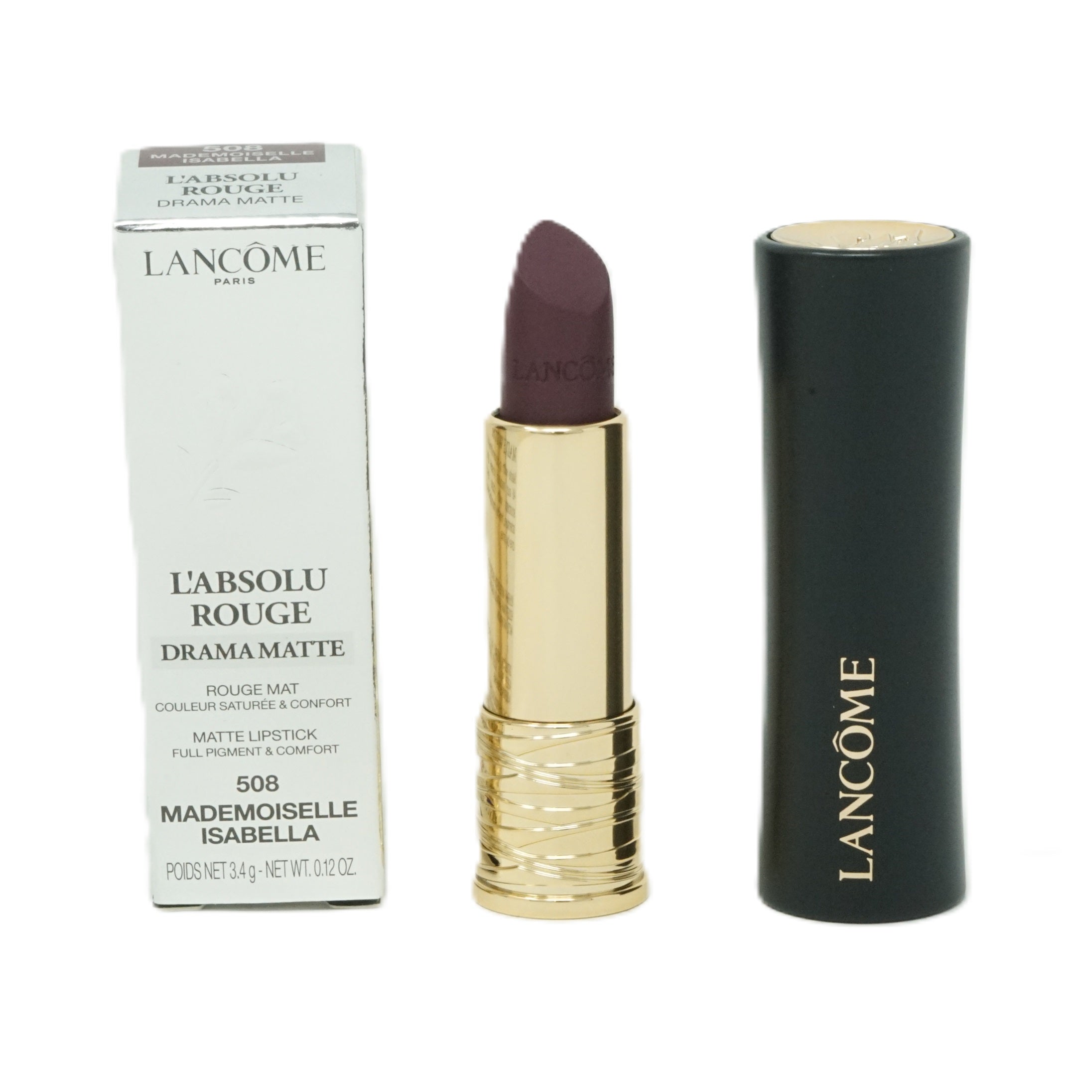 Lancome L'Absolu Rouge Drama Matte Lippenstift 3,4g Mademoiselle Isabella 508