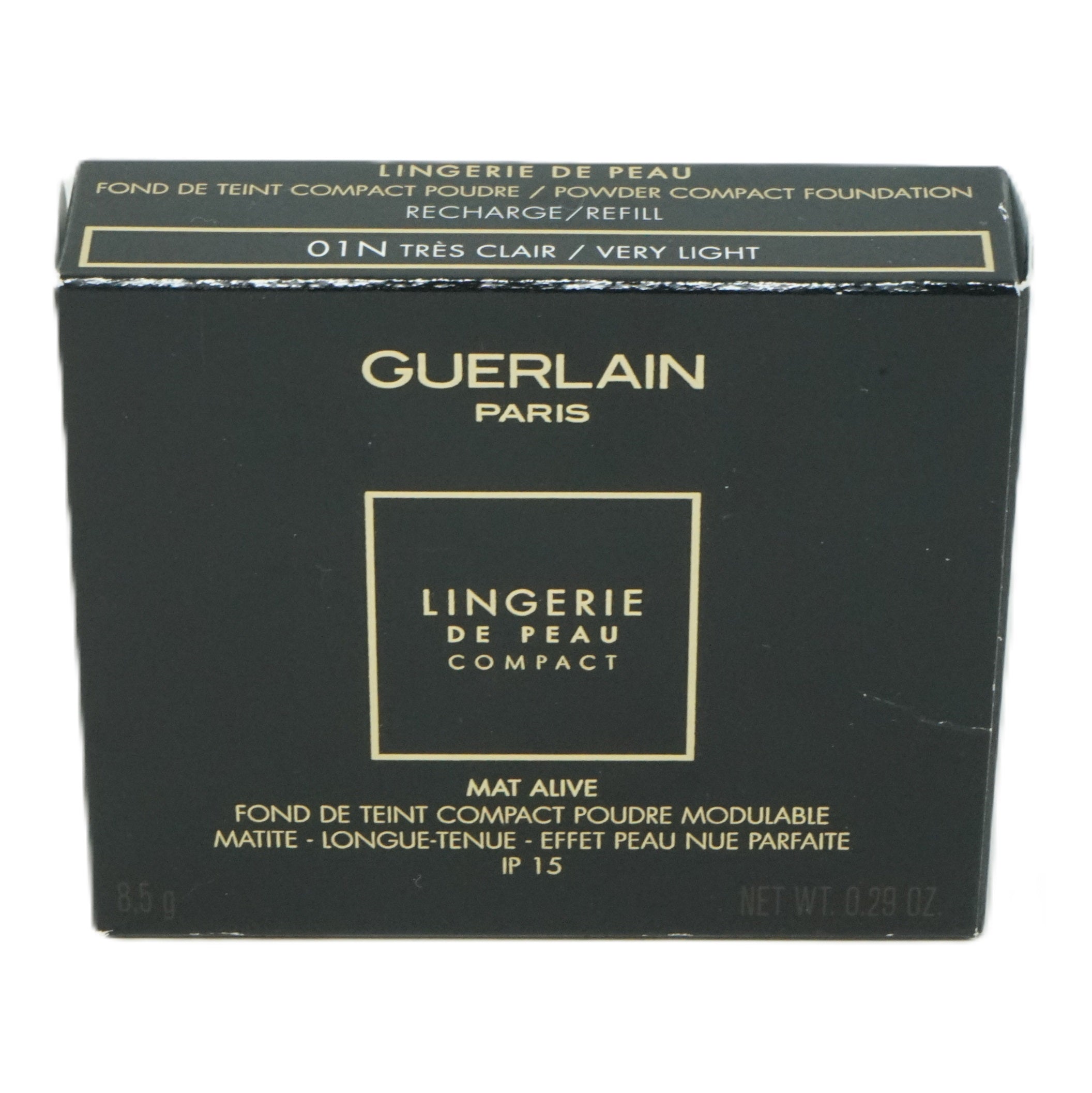 Guerlain Lingerie De Peau Compact Powder Foundation 8,5g SPF15  Very Light 01N