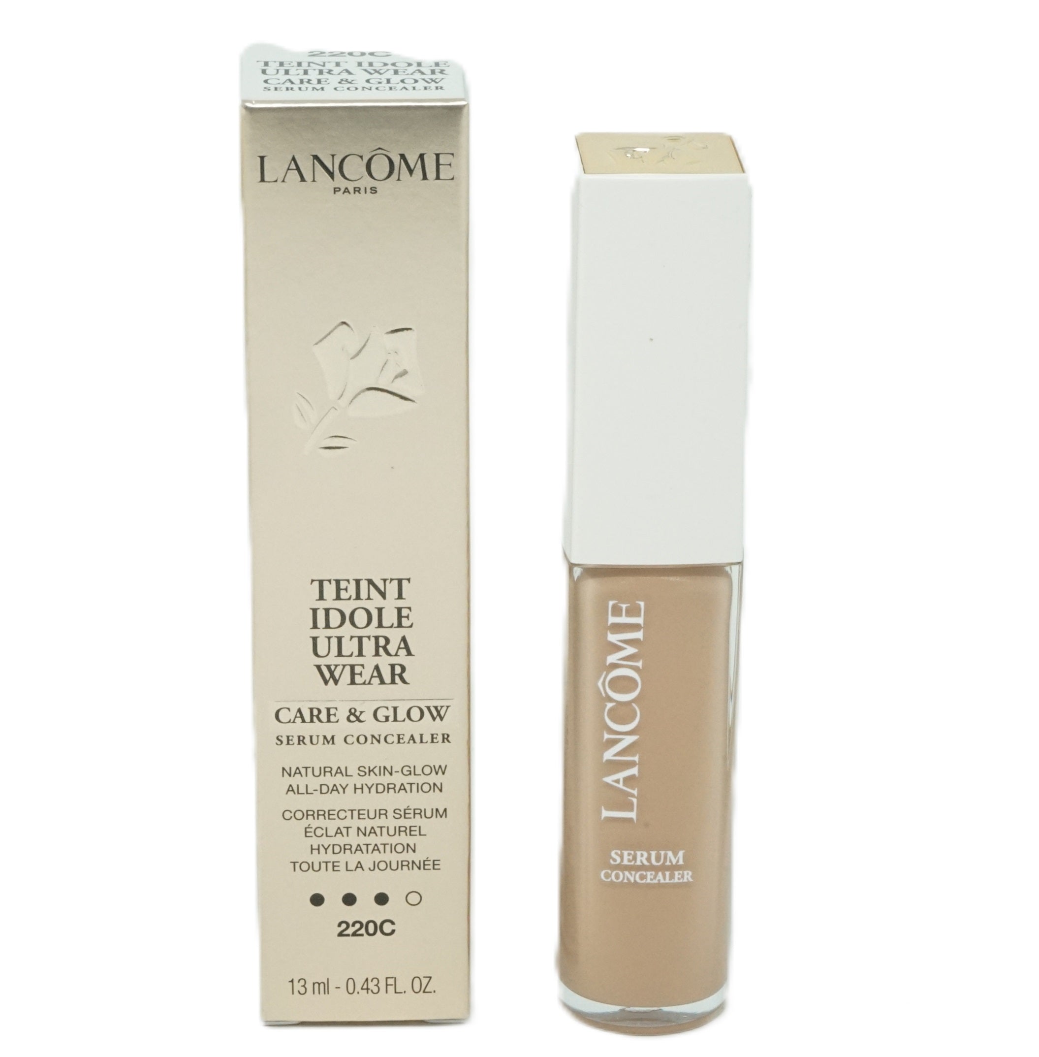 Lancome Teint Idole Ultra Wear Care & Glow Serum Concealer 13ml 220C