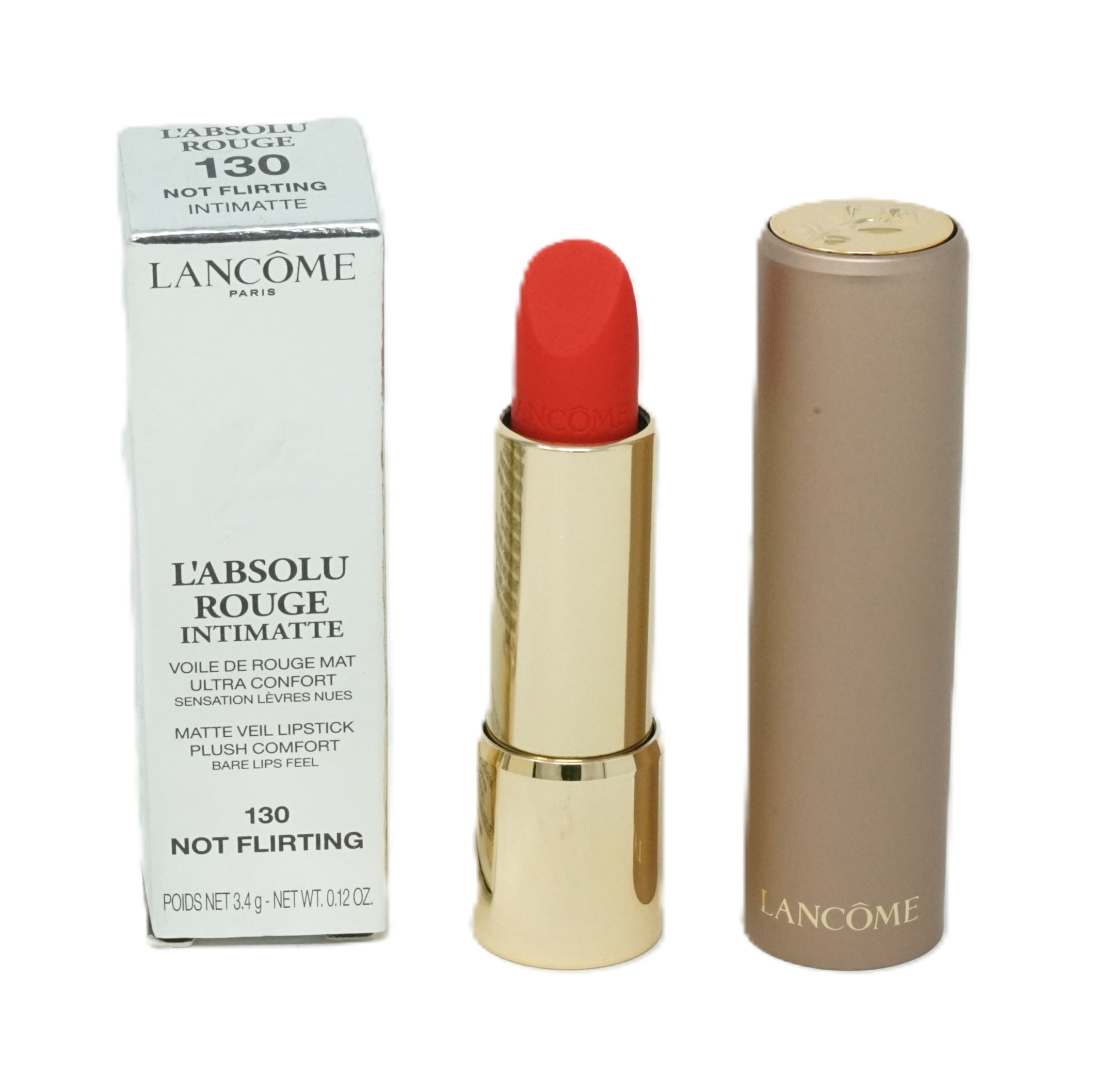 Lancome L'Absolu Rouge Intimatte Matte Lippenstift 3,4g Not Flirting 130