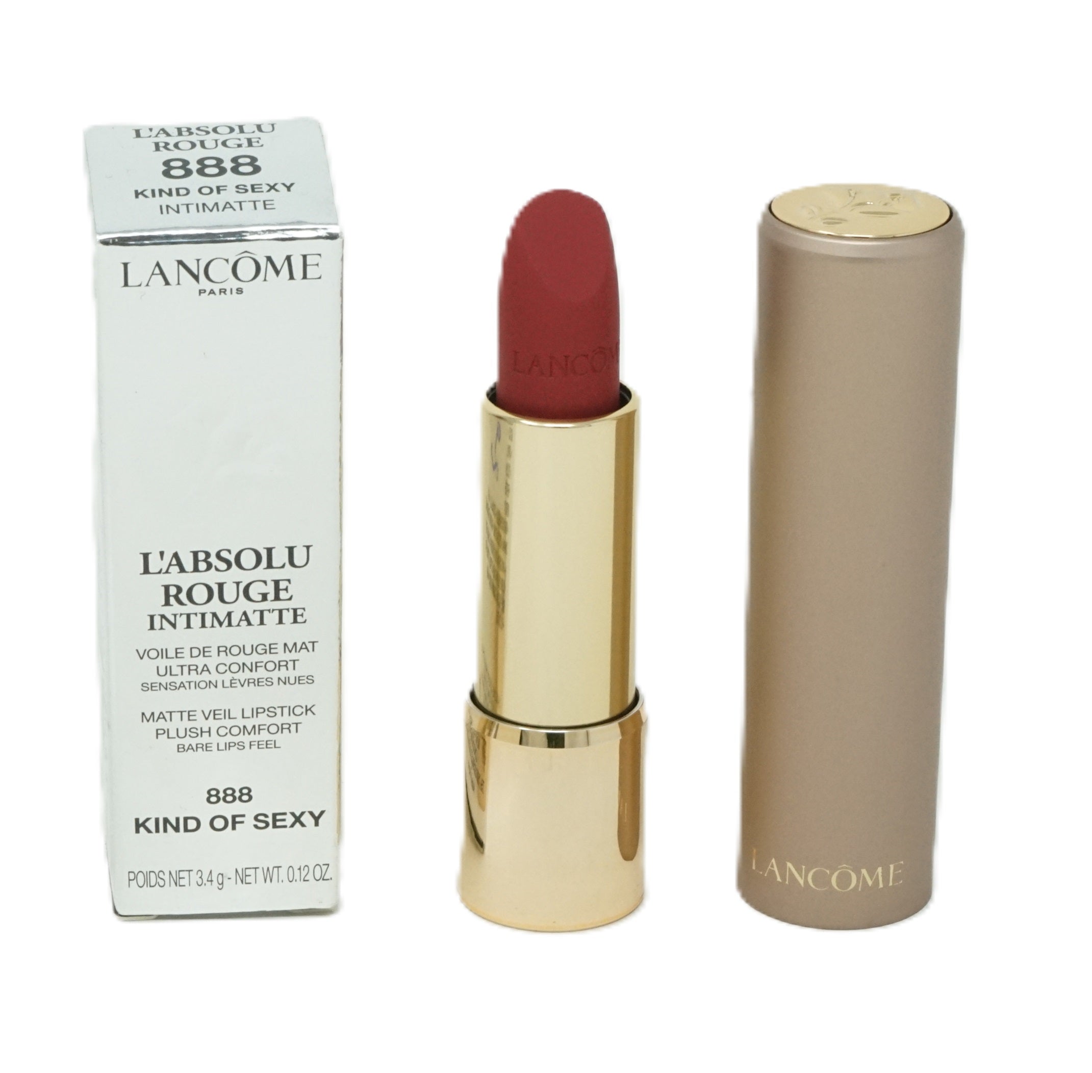 Lancome L'Absolu Rouge Intimatte Matte Lippenstift 3,4g Kind of Sexy 888