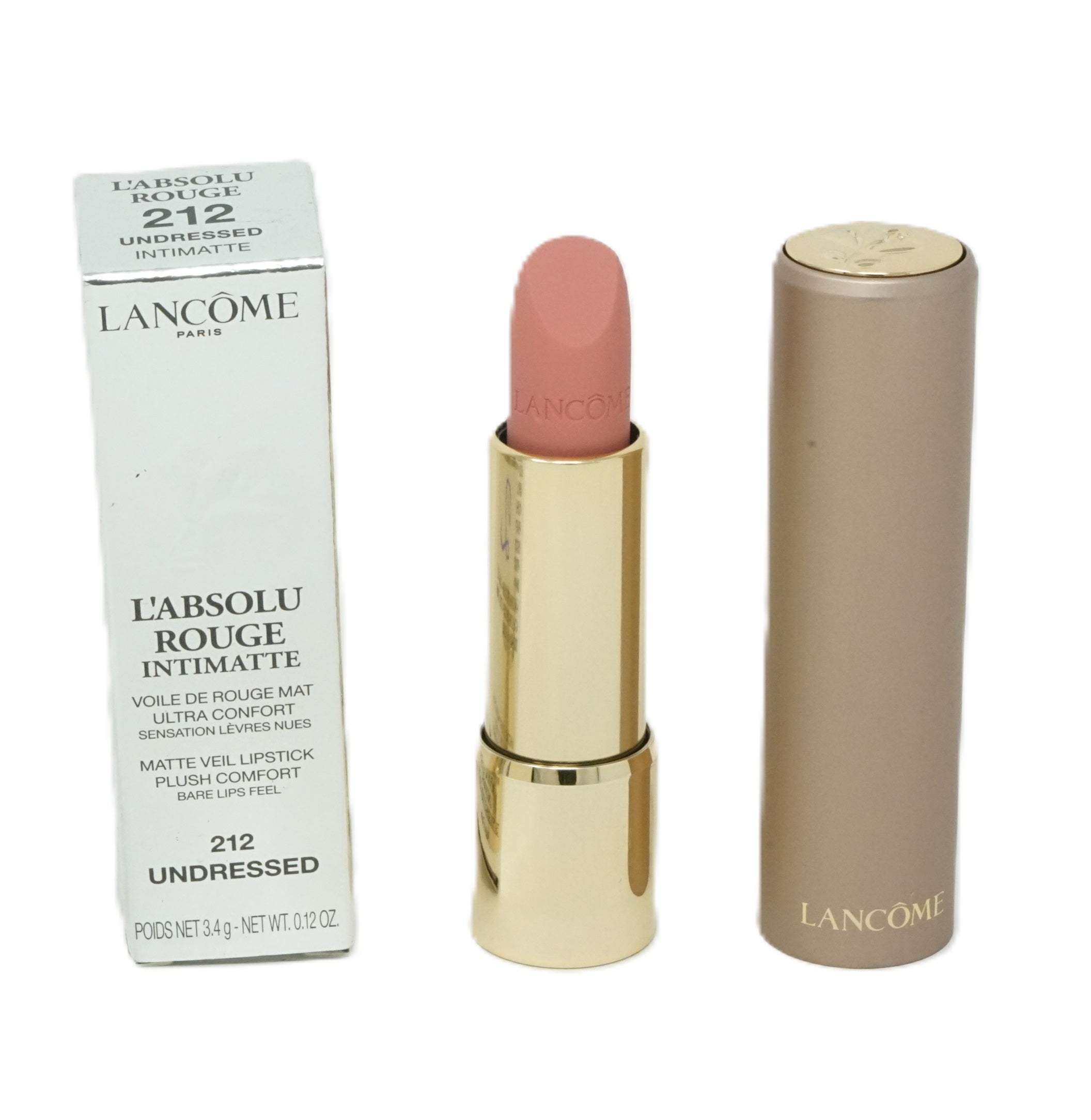 Lancome L'Absolu Rouge Intimatte Matte Lippenstift 3,4g Undressed 212