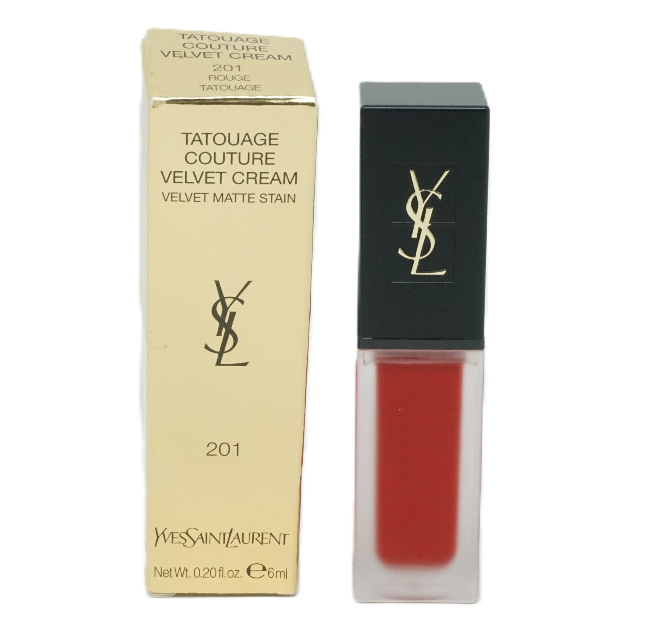 Yves Saint Laurent Tatouage Couture Velvet Cream Lipgloss 6ml Touge Tatouage 201