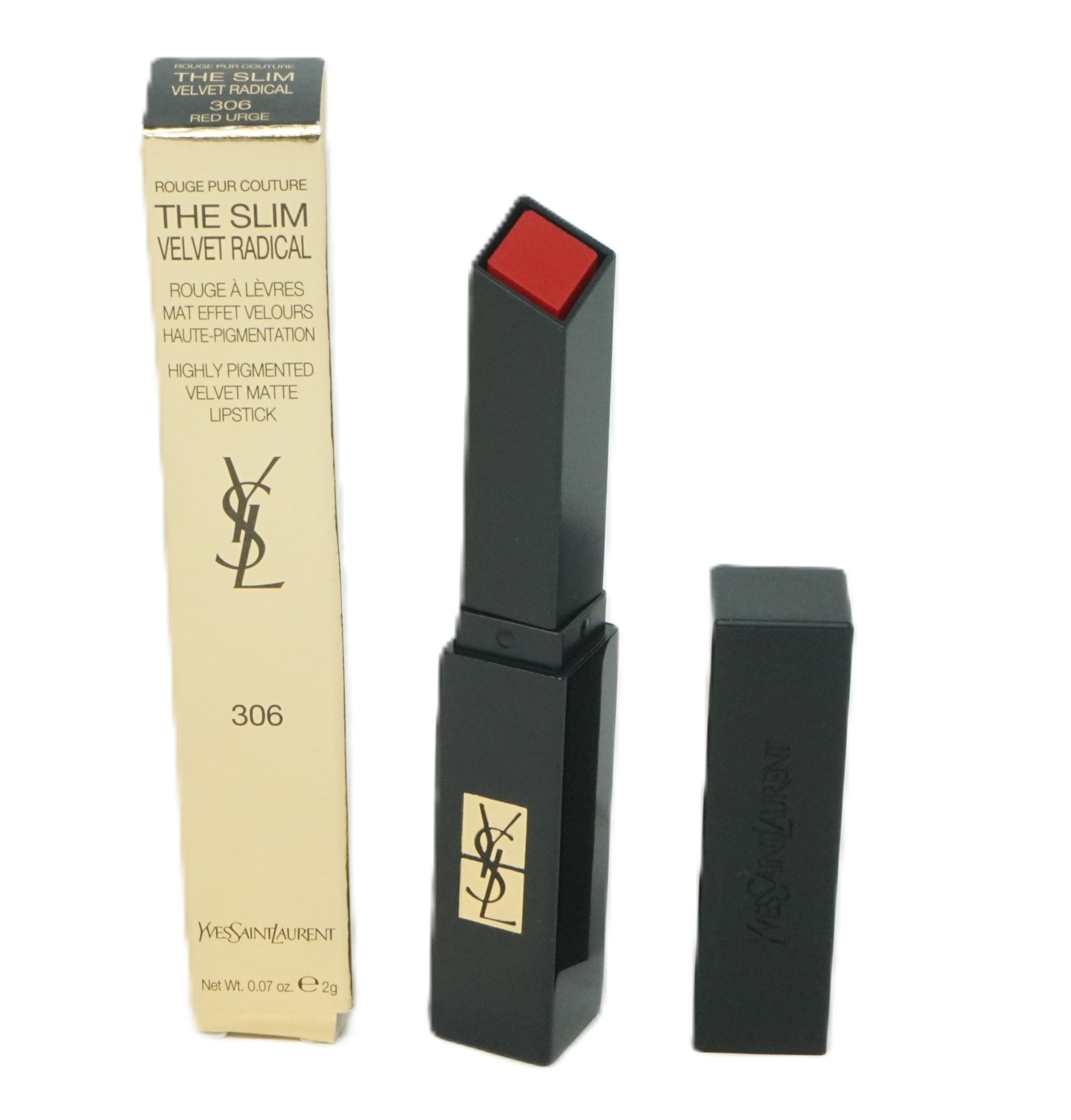 Yves Saint Laurent Rouge The Slim Velvet Matte Lippenstift 2g Red Urge 306
