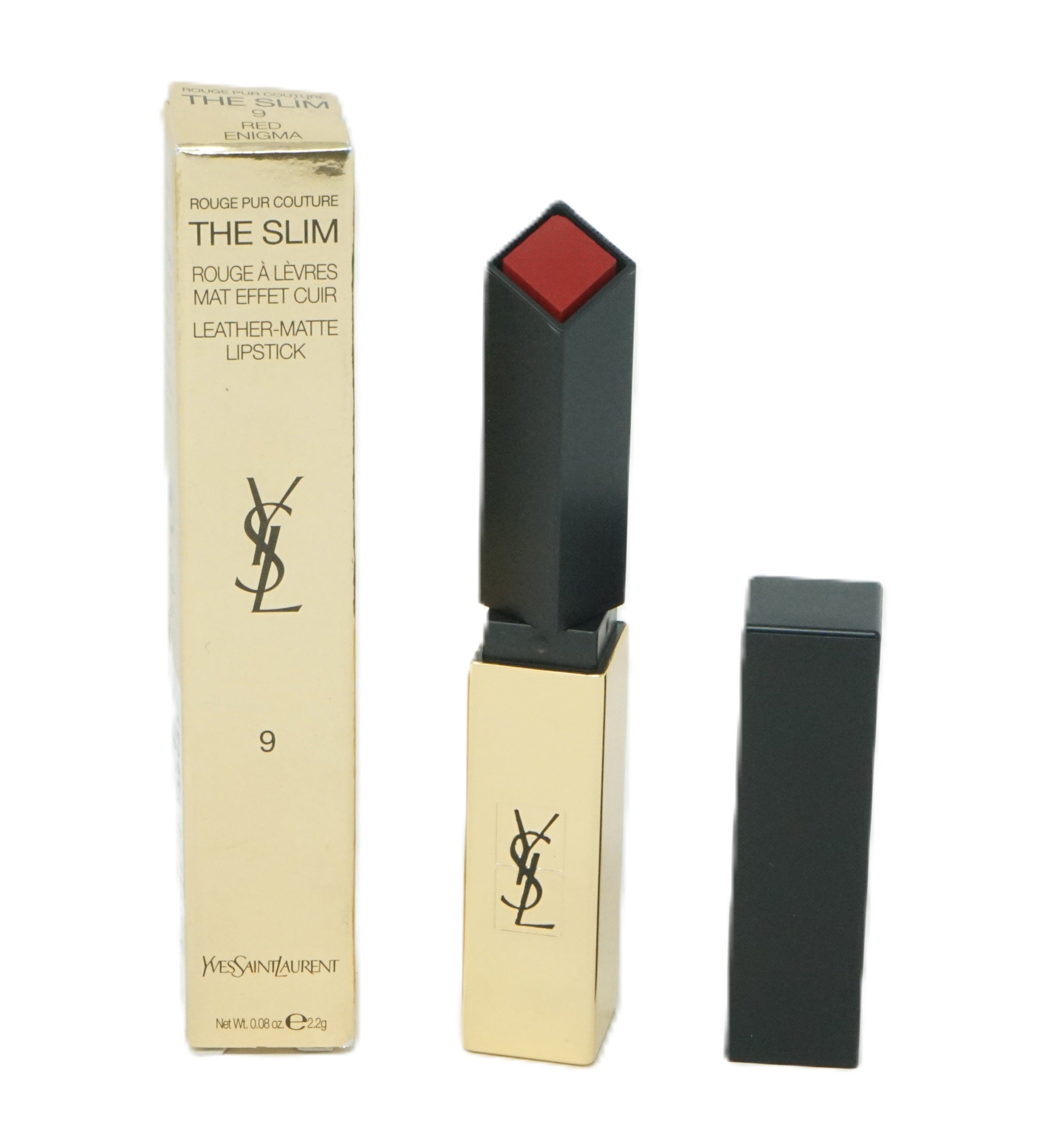 Yves Saint Laurent Rouge pur Couture The Slim Leather Matte Lippenstift 2,2g Red Enigma 9
