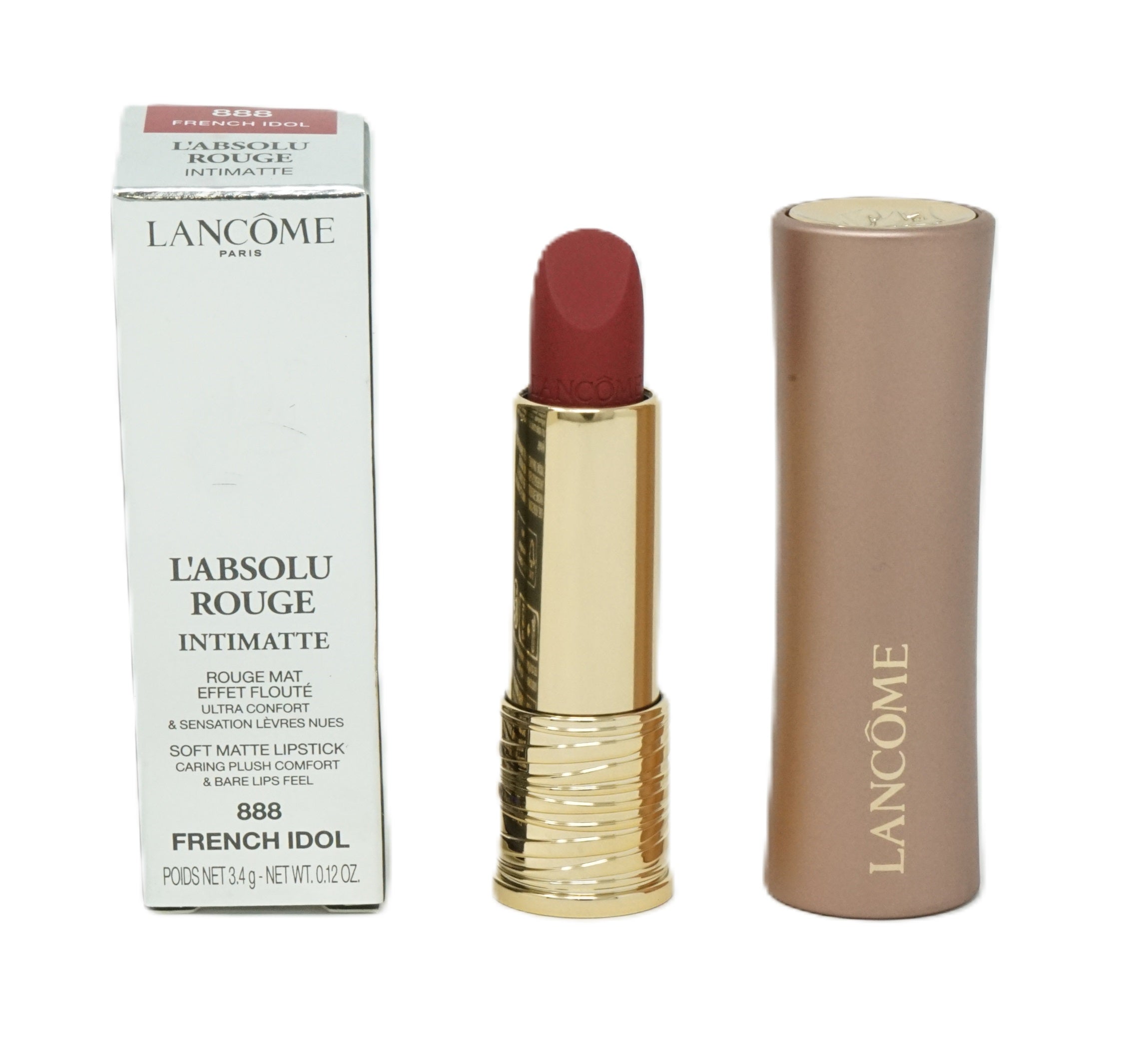 Lancome Absolu Rouge Intimatte Soft Matte Lippenstift 3,4g French Idol 888