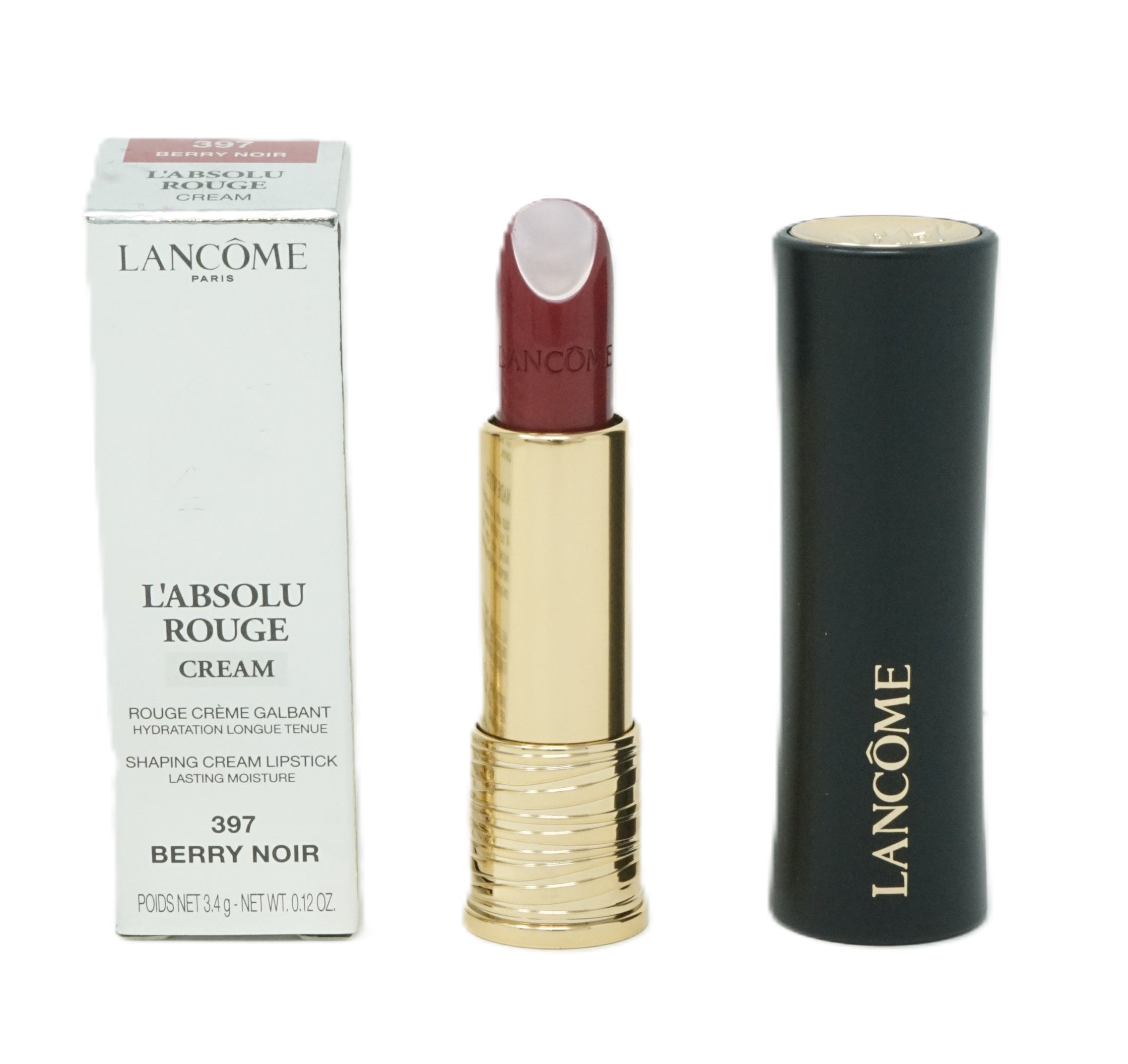 Lancome Absolu Rouge Cream Lippenstift 3,4g Berry Noir 397