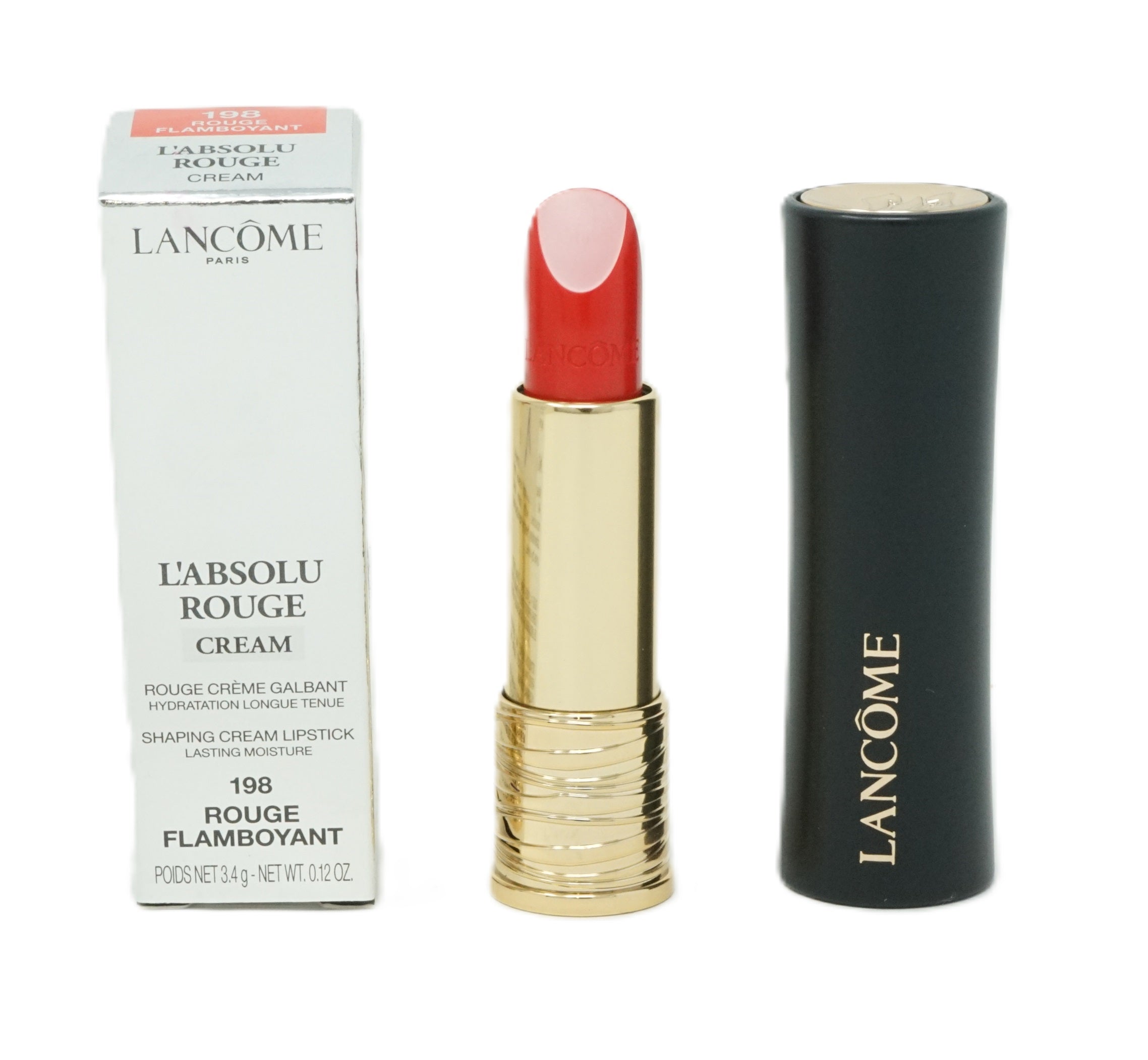 Lancome Absolu Rouge Cream Lippenstift 3,4g Rouge Flamboyant 198