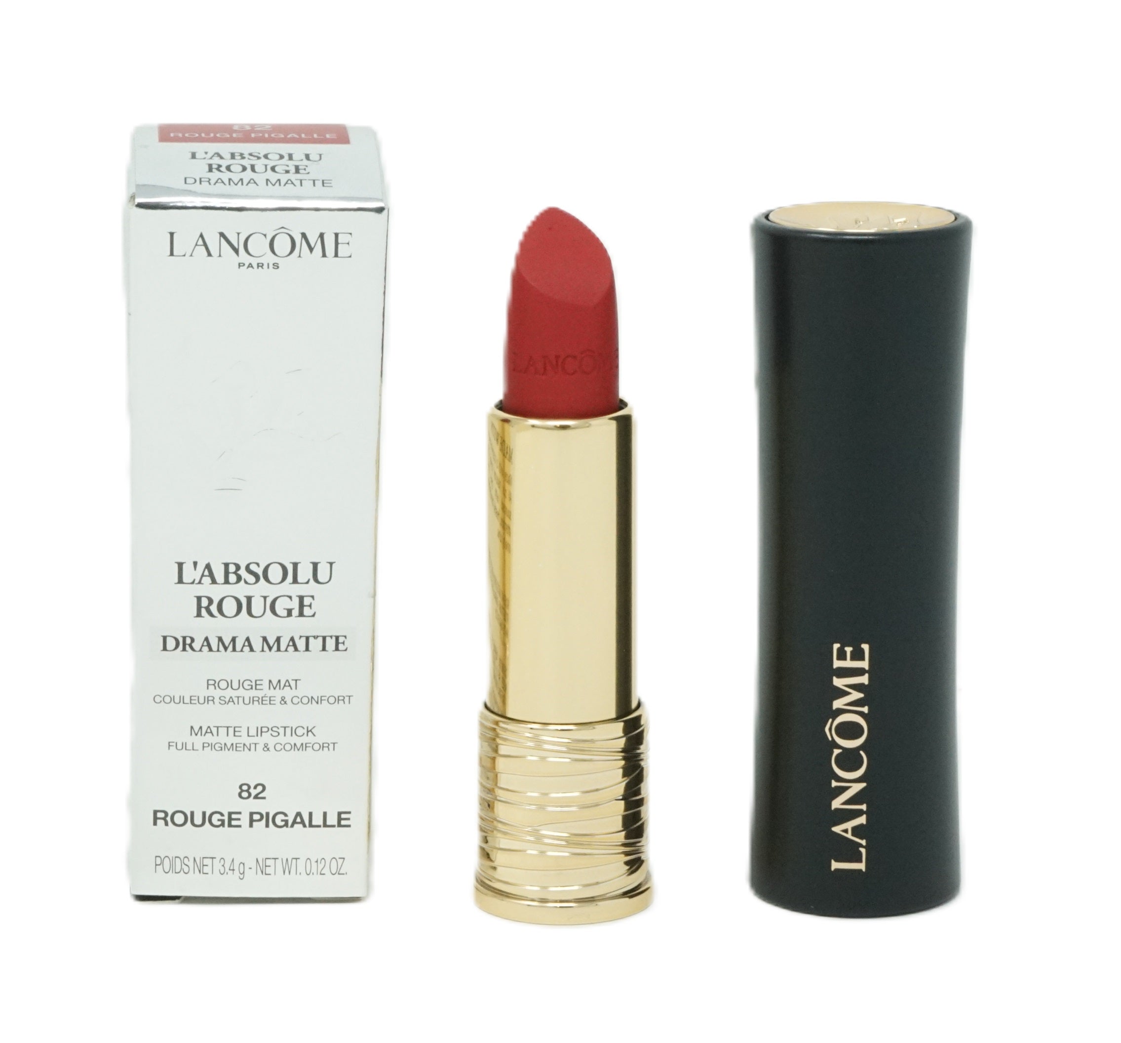 Lancome L'Absolu Rouge Drama Matte Lippenstift 3,4g Rouge Pigalle 82