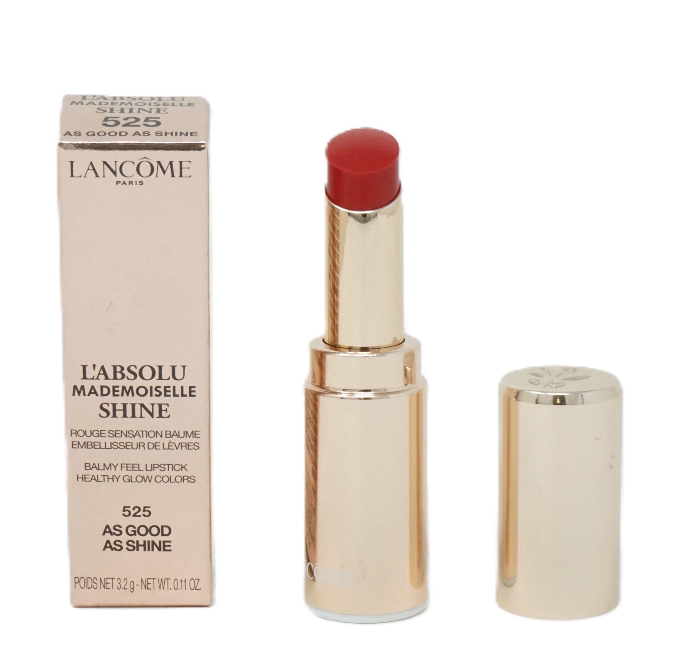 Lancome L'Absolu Mademoiselle Shine Balmy Feel Lipstick Lippenstift 3,2g As Good as Shine 525