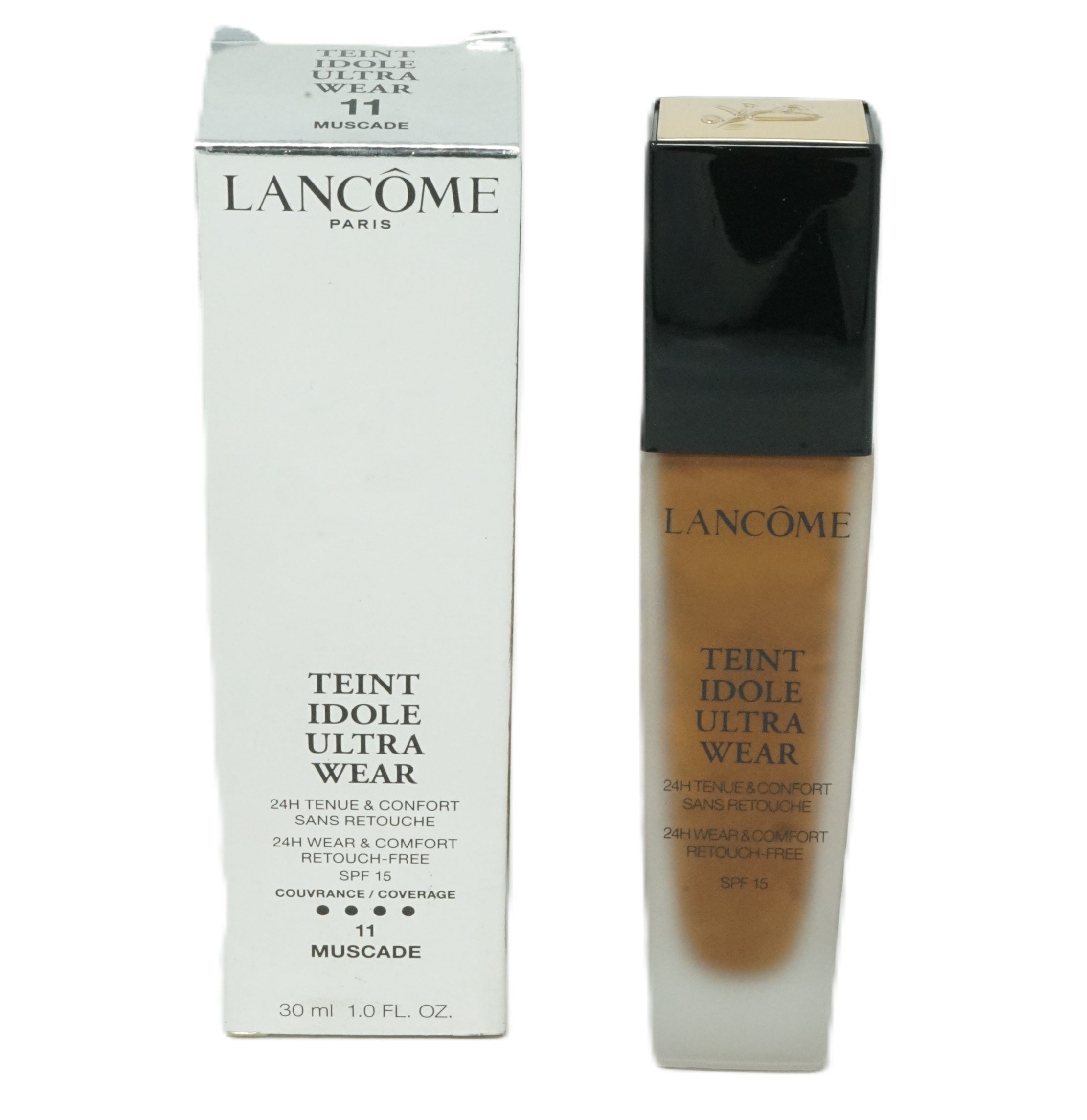 Lancome Teint Idole Ultra Wear 24H Wear & Comfort 30ml Coverage SPF15 Makeup  11 Muscade