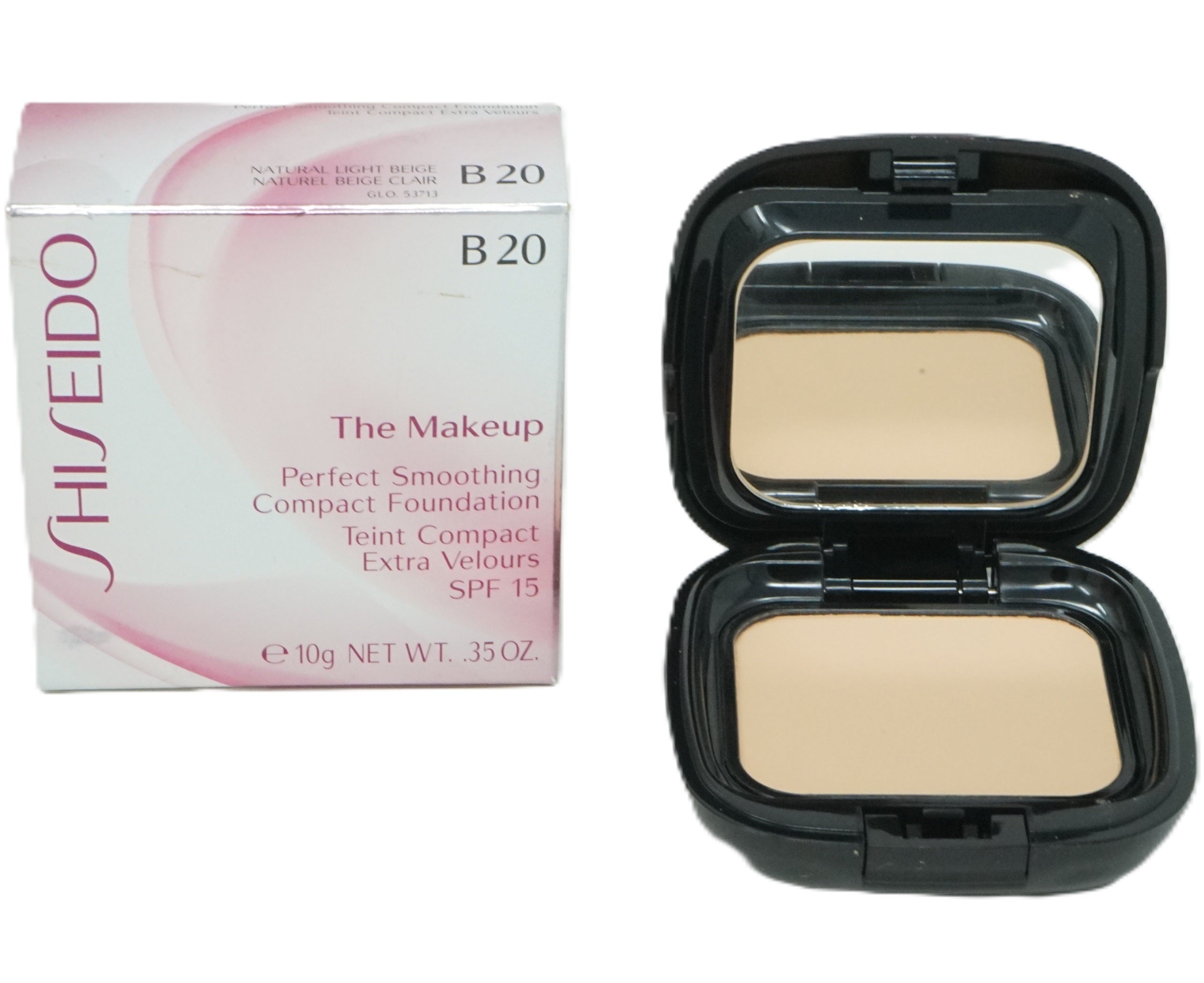 Shiseido The Makeup Perfect Smoothing Compact Foundation 10g Natural Light Beige B20