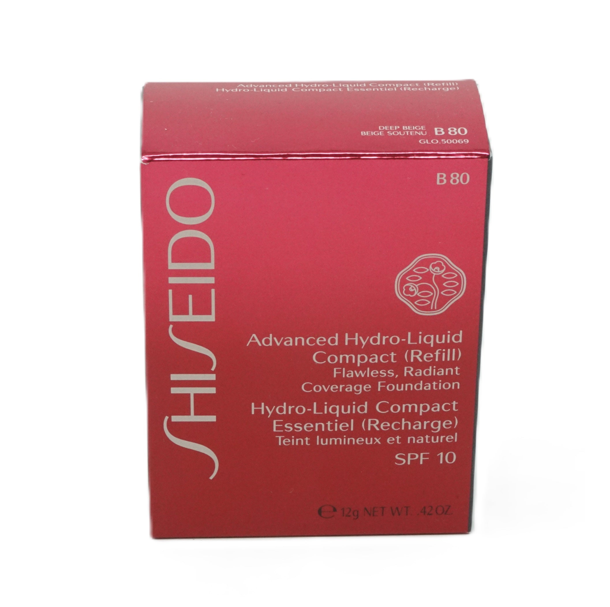 Shiseido Advanced Hydro-Liquid Compact Refill Foundation SPF10 12g Deep Beige B80