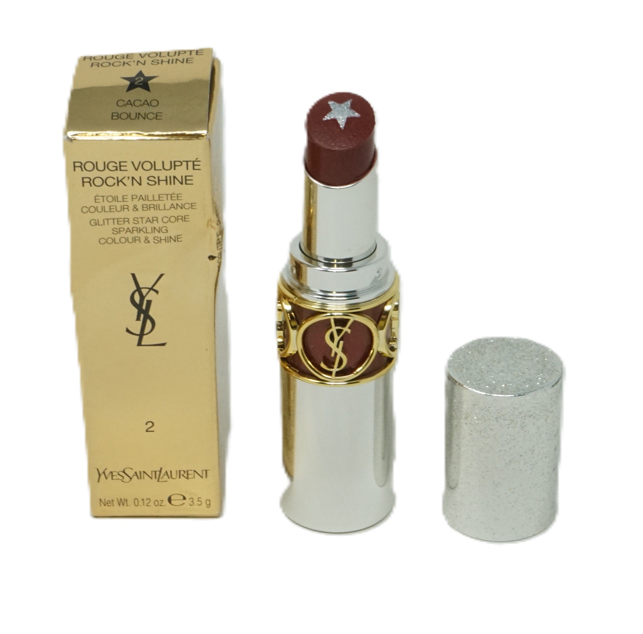 Yves Saint Laurent Rouge  Lippenstift Glitter Star 3,5g Cacao Bounce 2
