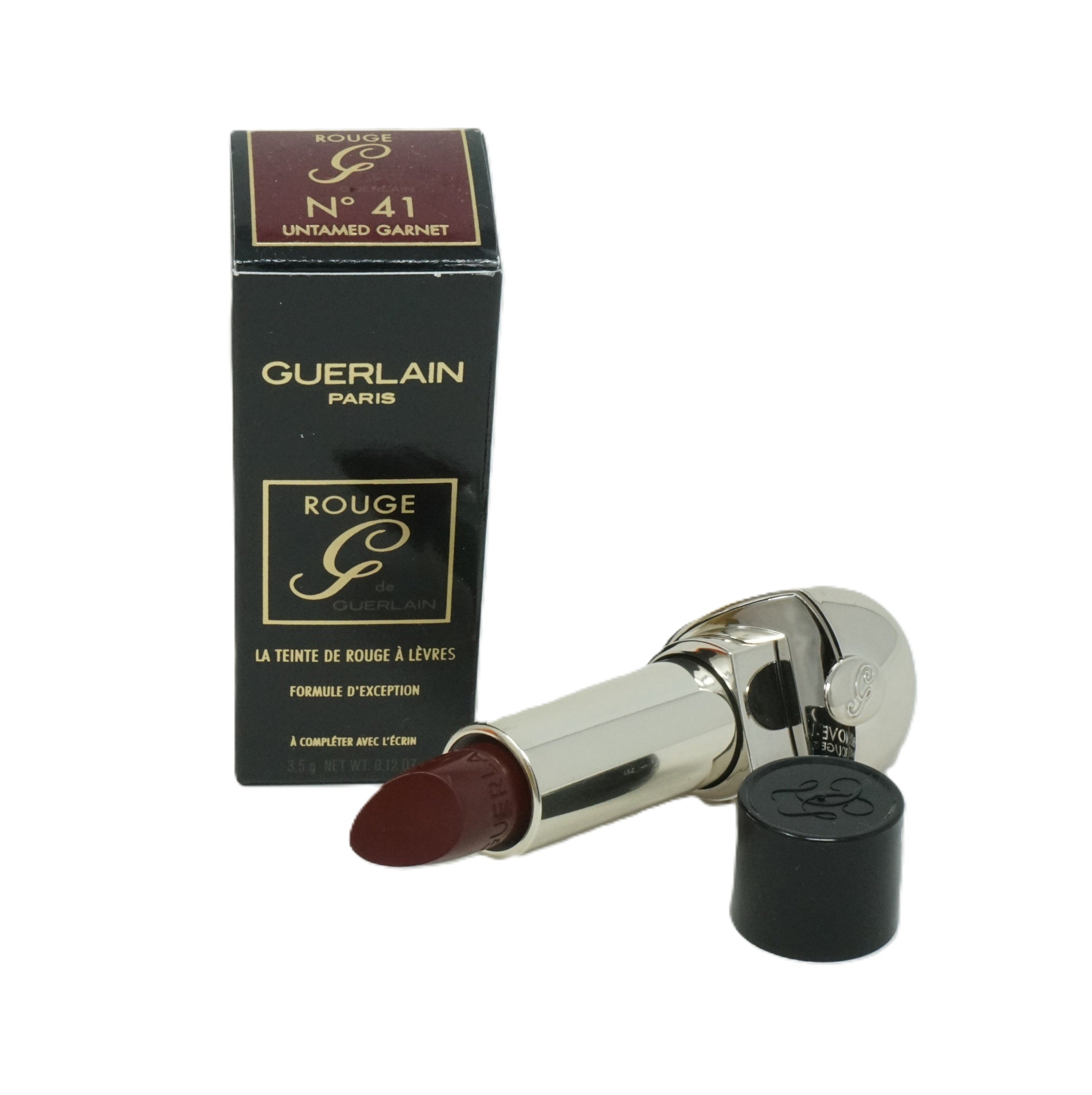 Guerlain Rouge G The Lipstick Shade Exceptional Formula 3,5g No 41 Untamed Garnet