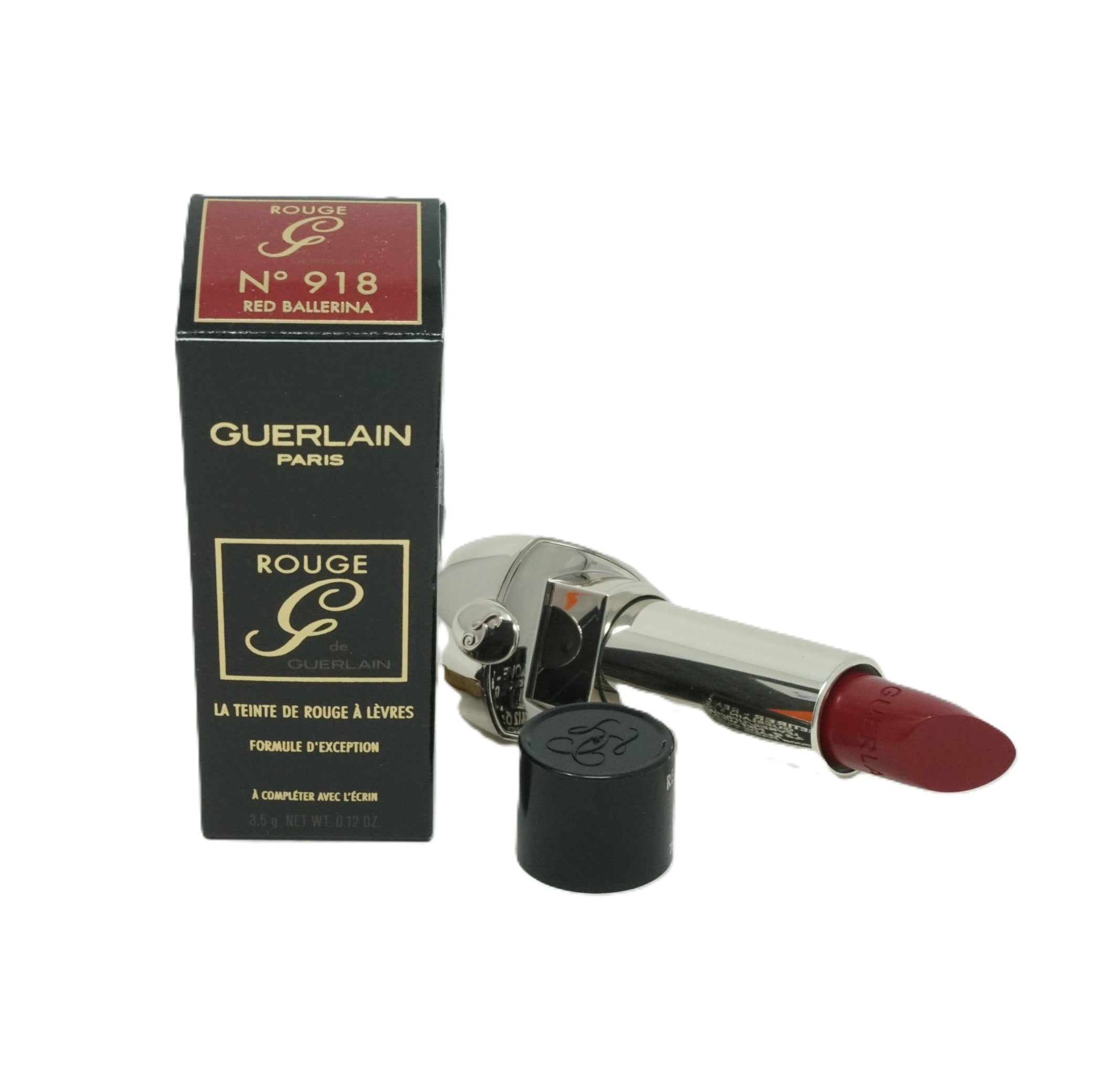 Guerlain Rouge G The Lipstick Shade Exceptional Formula 3,5g No 918 Red Ballerina